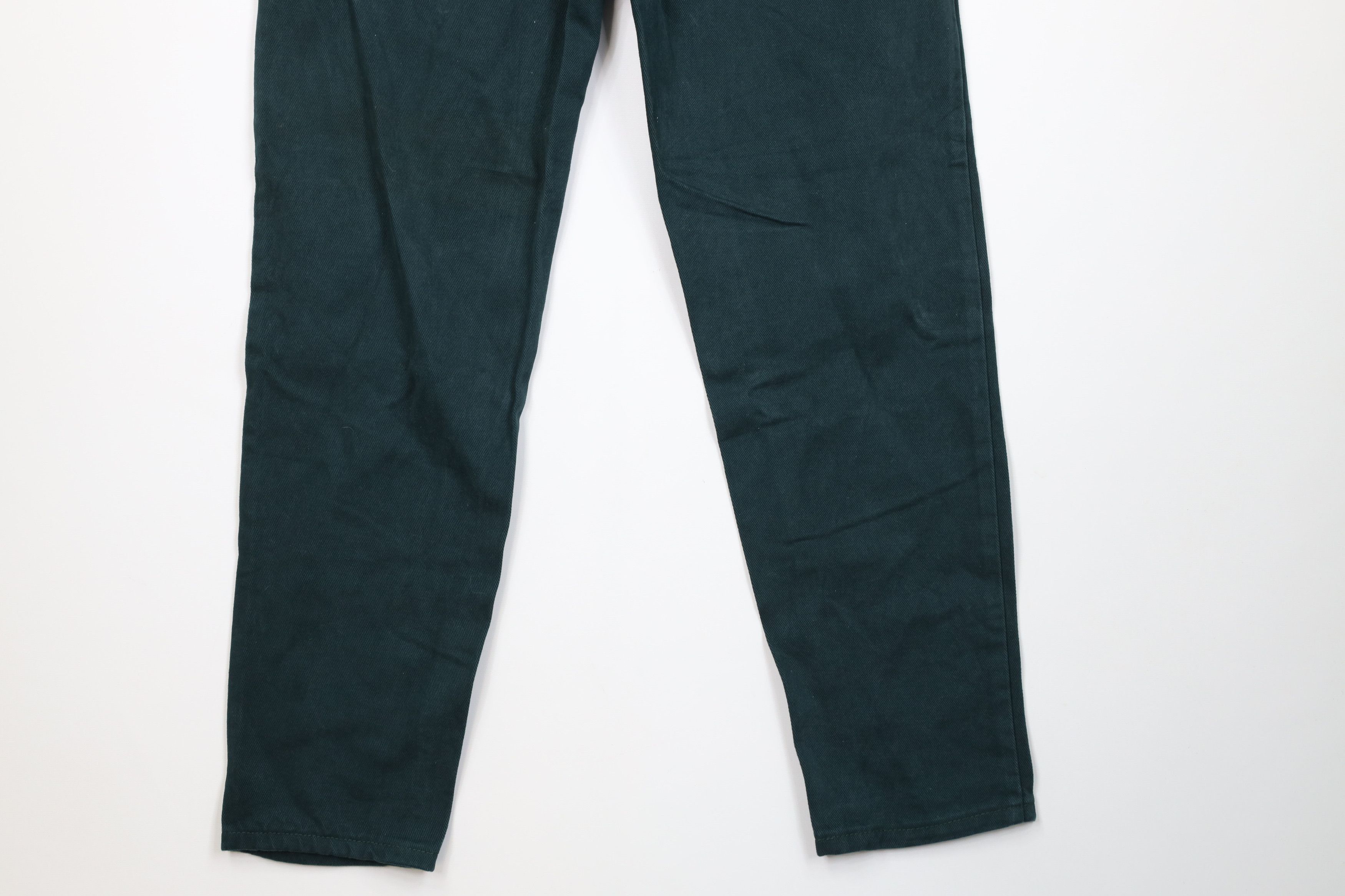 Lee Deadstock Vintage 90s Lee Fit Tapered Leg Jeans Green USA Size 30" / US 8 / IT 44 - 11 Thumbnail