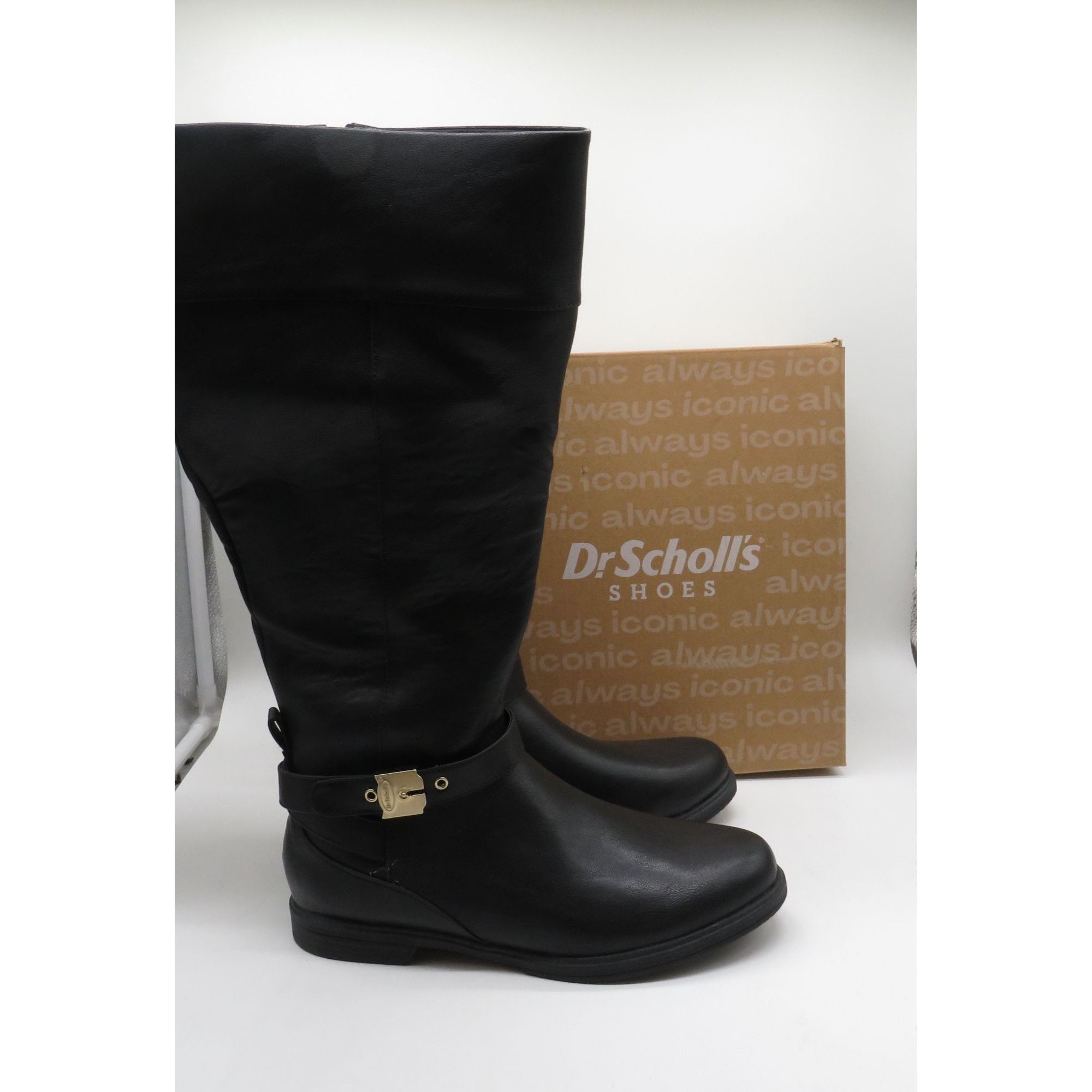 Other Dr Scholls Hello Rider Women's Black Wide Calf Knee-High Boo Size US 9 / IT 39 - 8 Thumbnail
