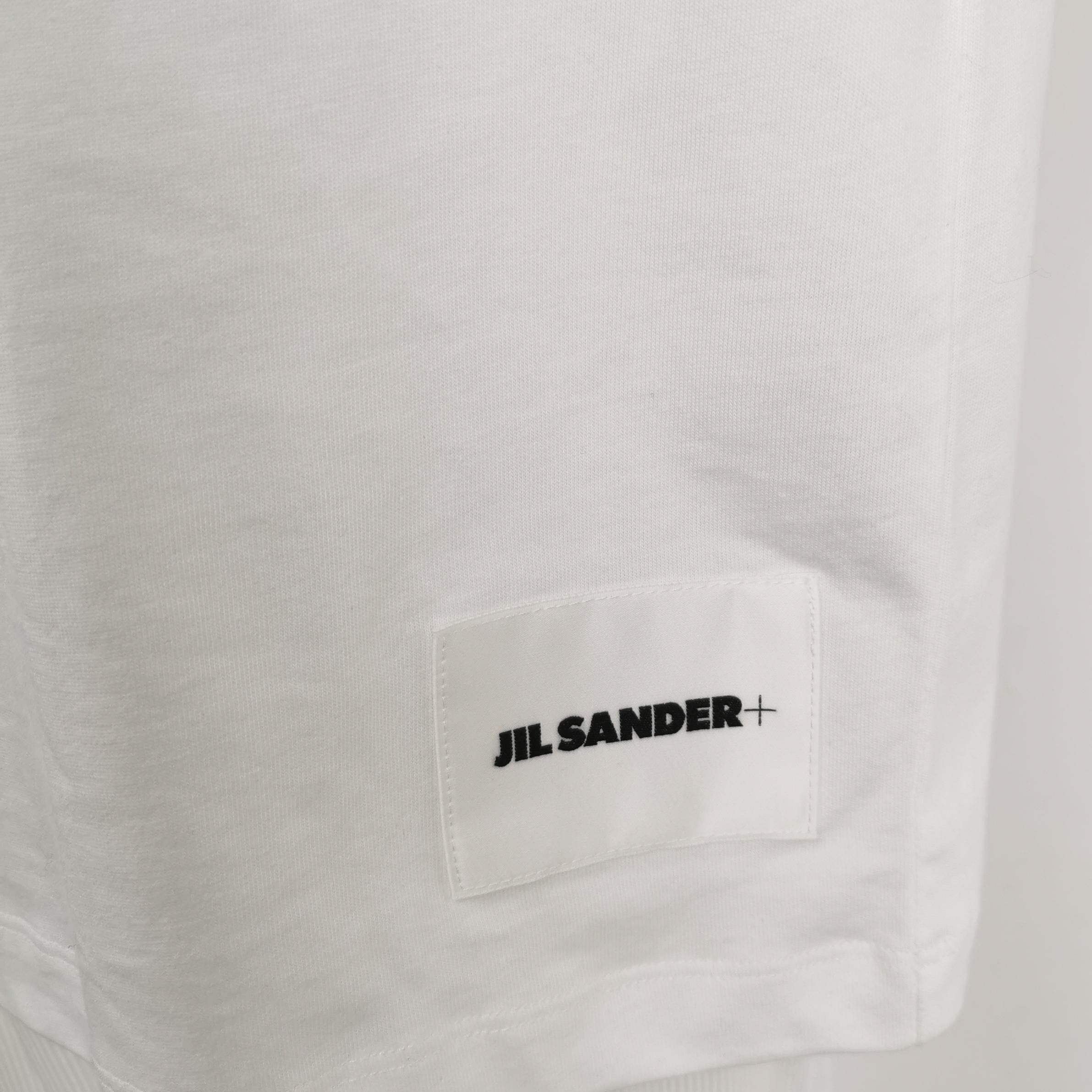 Jil Sander JIL SANDER JIL SANDER Cotton Solid Color Round Neck T-Shir Size US M / EU 48-50 / 2 - 3 Thumbnail