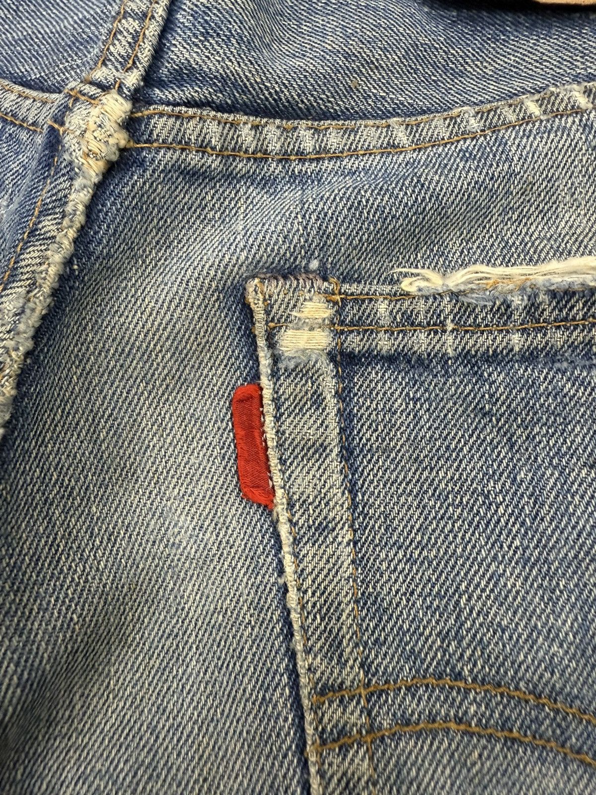 Levi's Vintage 1970s Levi’s Strauss 505 0217 Small “e” Non Selvedge Size US 29 - 20 Thumbnail