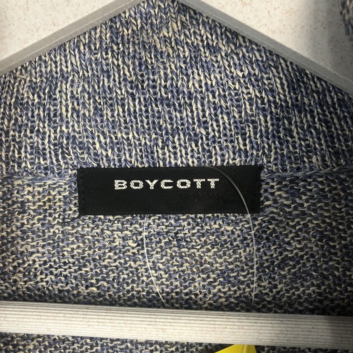 Boycott × Homespun Knitwear BoyCott Blue Cardigan Knitwear #A1285 Size M / US 6-8 / IT 42-44 - 9 Thumbnail