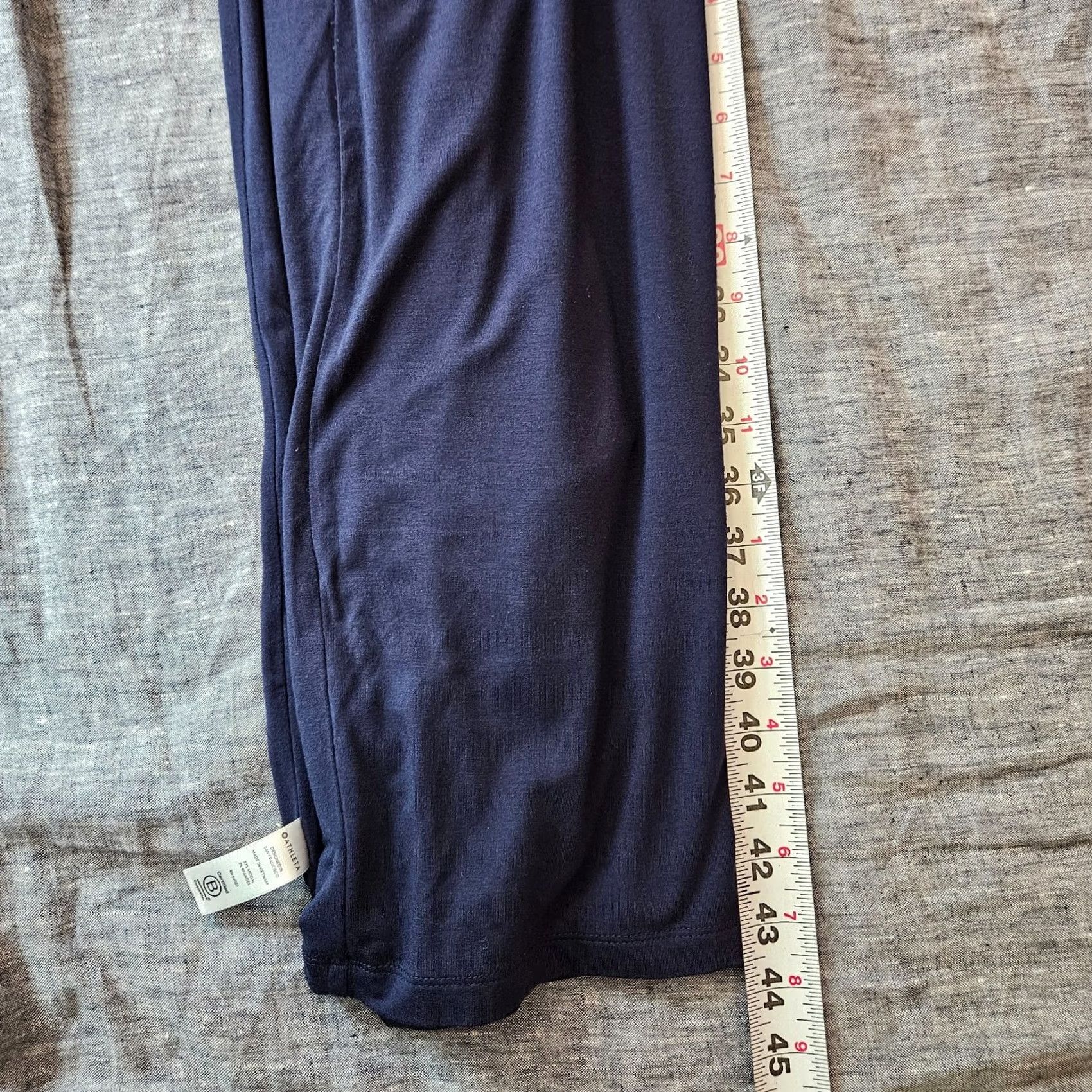 Athleta Athleta Dress Women’s XS Navy Sleeveless Knit Midi Minimalist Size XS / US 0-2 / IT 36-38 - 7 Thumbnail