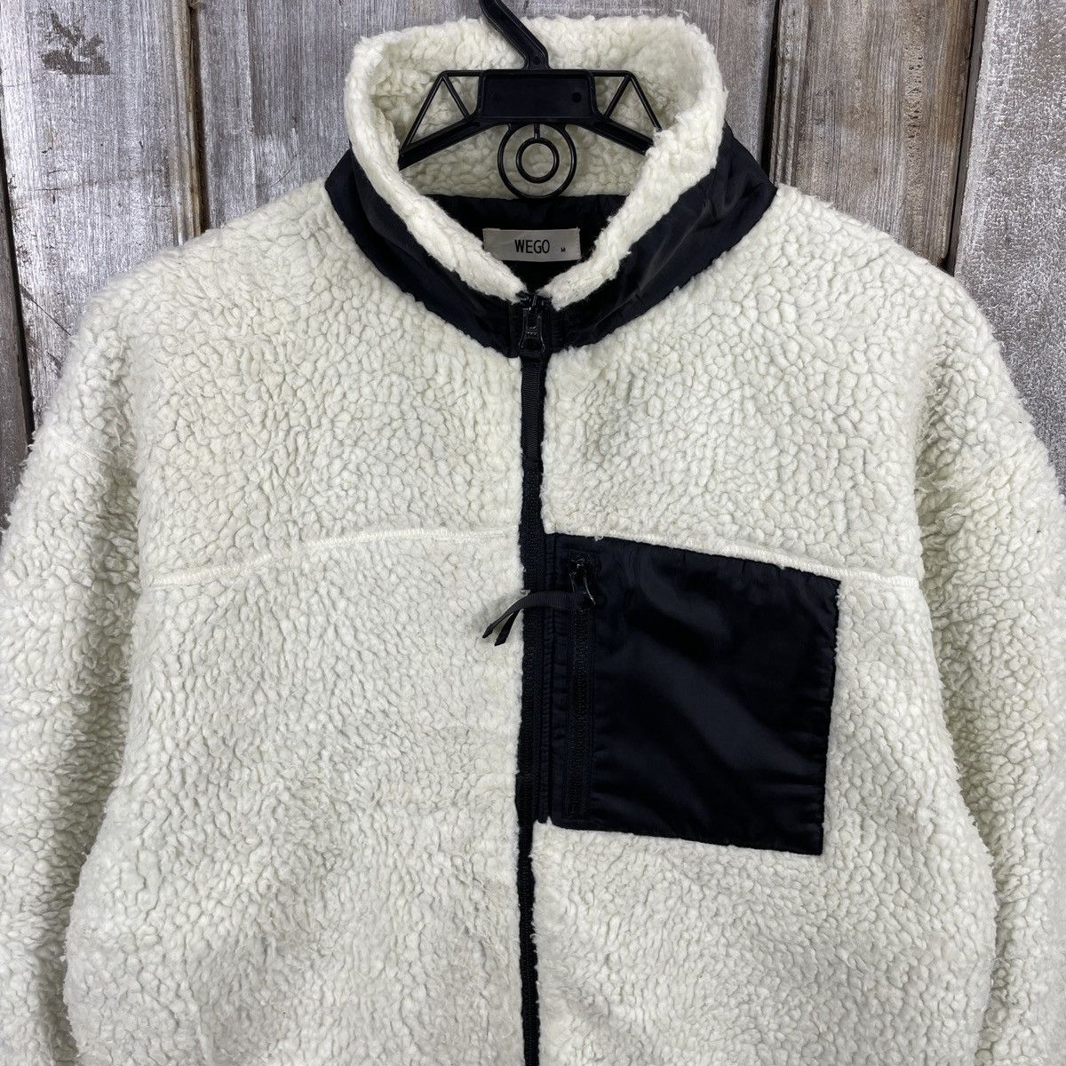 Wego Deep Pile Fleece Sherpa Jacket