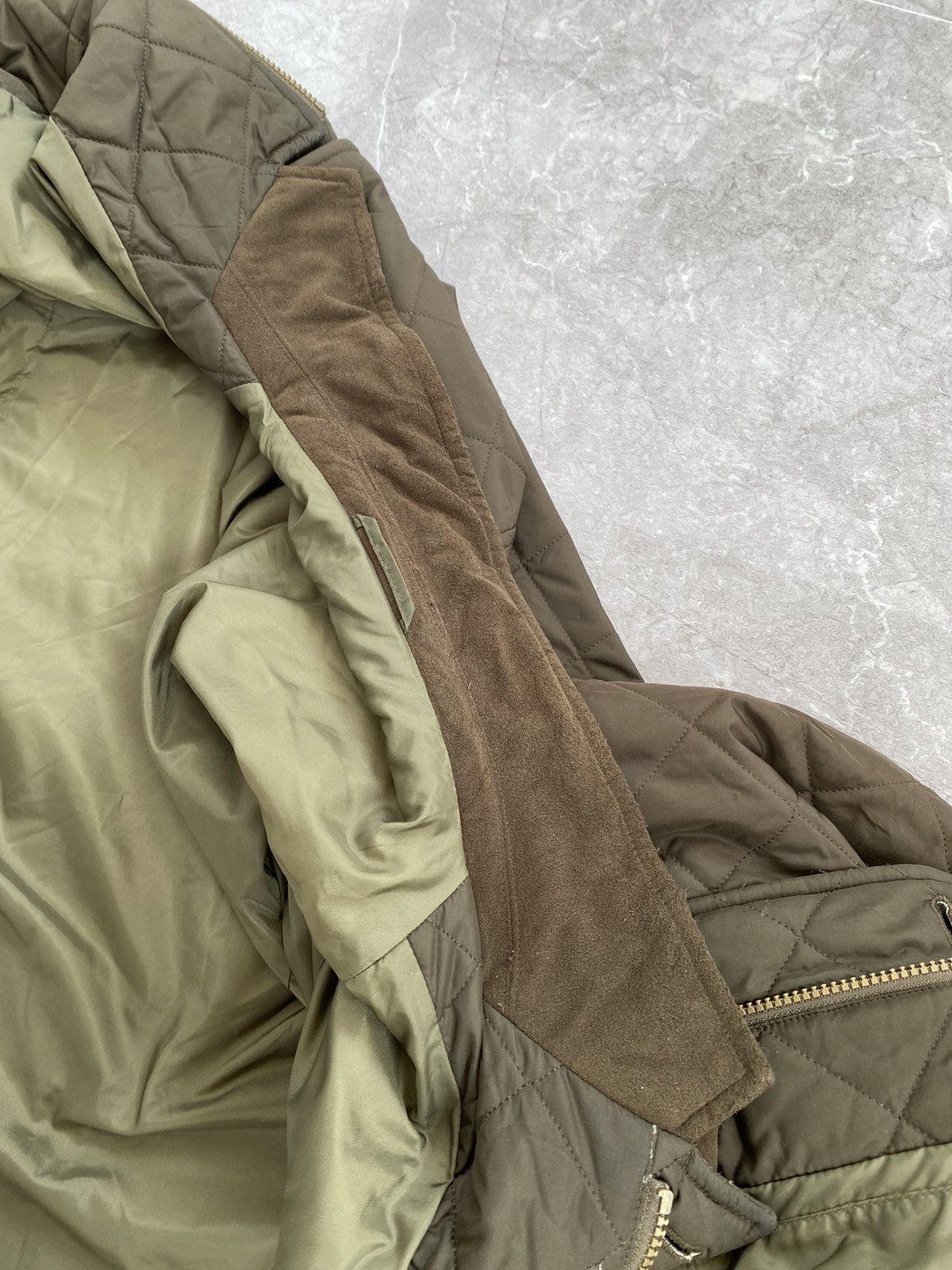 Barbour Vintage Y2K Barbour Quilted Lutz Casual Jacket Retro Hype Size US XXL / EU 58 / 5 - 20 Thumbnail