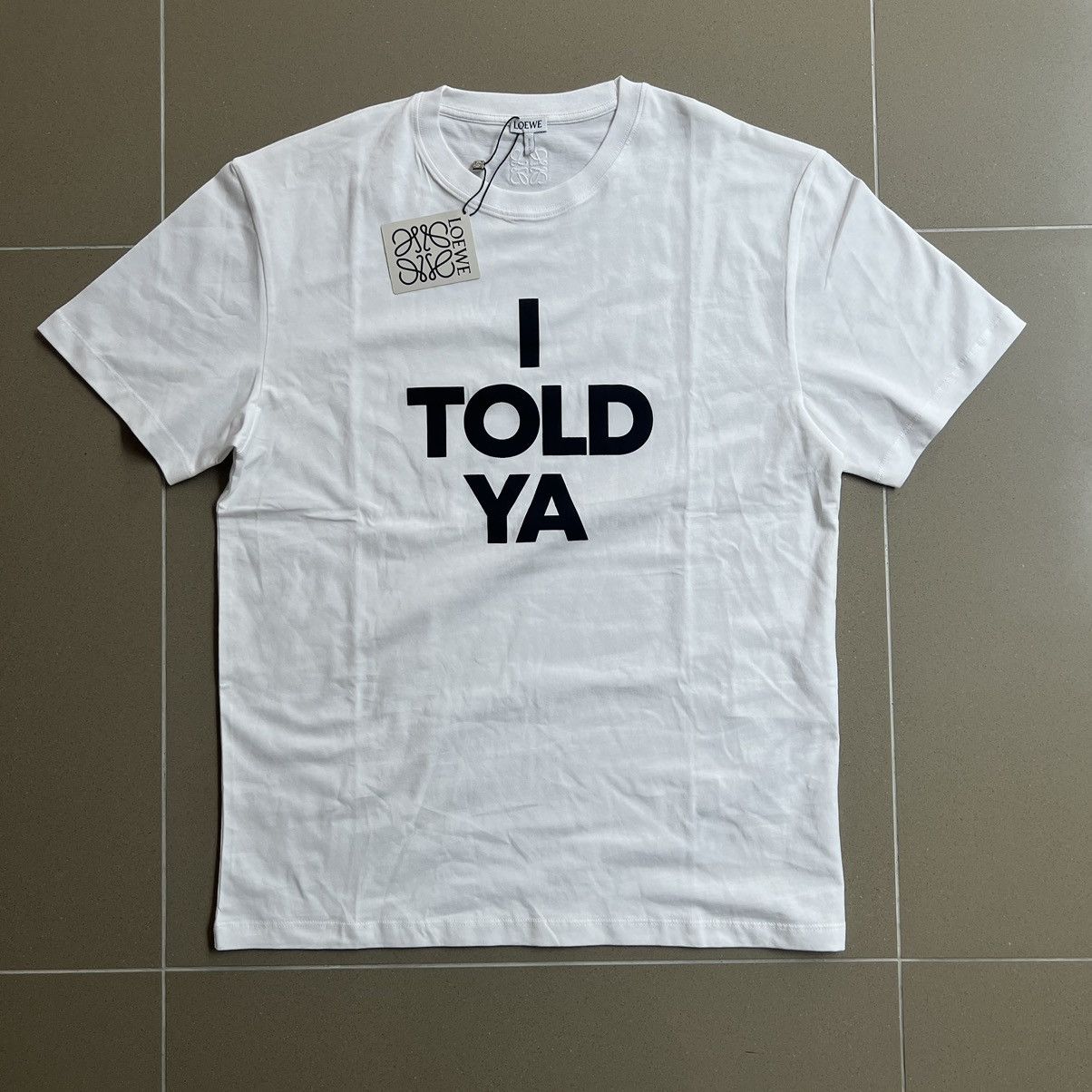 Loewe Loewe Challengers 'I TOLD YA' T-shirt | Grailed