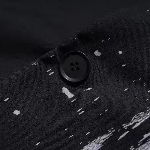 Japanese Brand Paint Effect Button Suit Jacket Size 36R - 3 Thumbnail