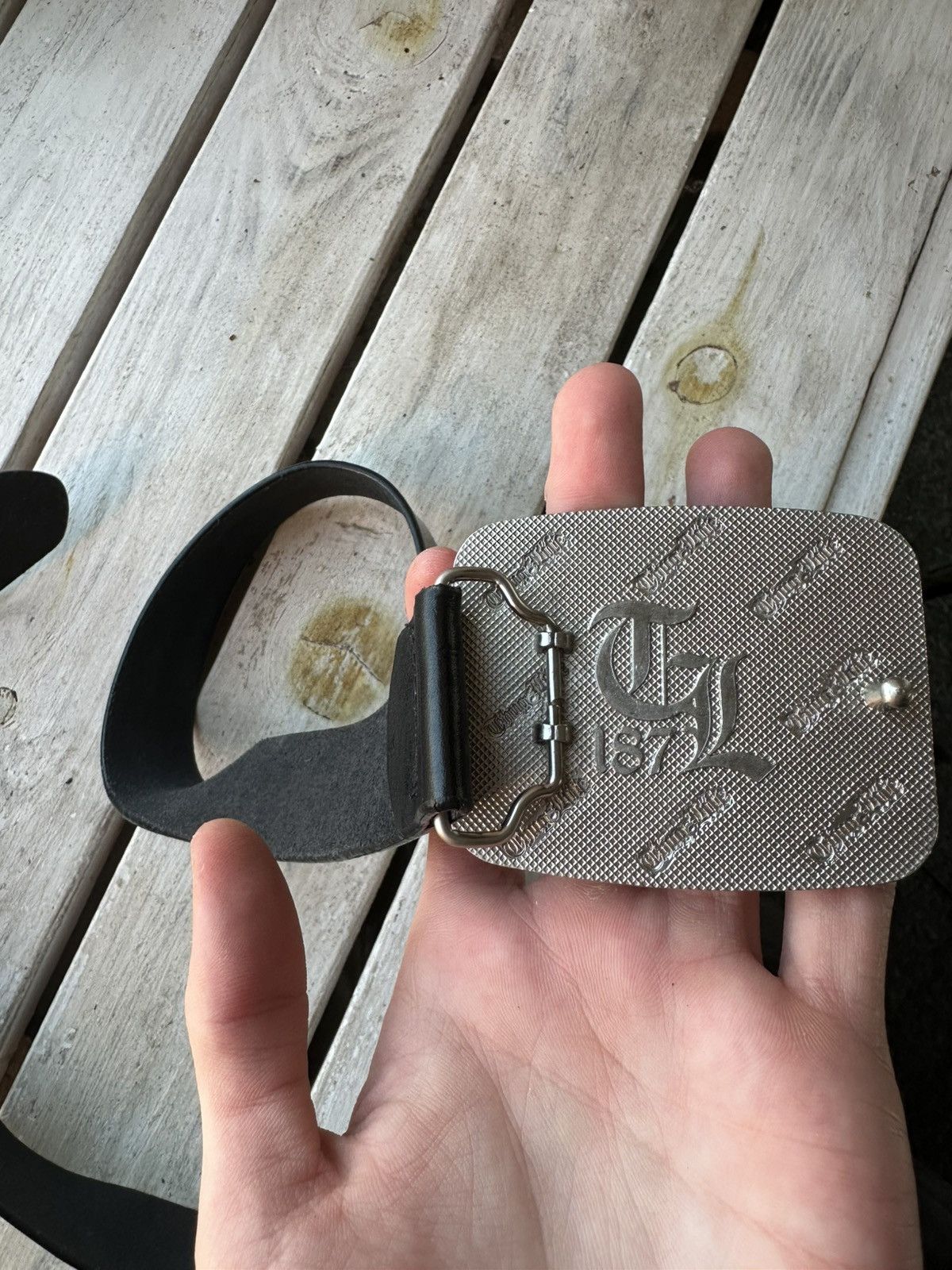 Thug Club × Vintage × Young Thug 🚨 VINTAGE “THUG LIFE” BELT big buckle rare playboy carti Size ONE SIZE - 3 Thumbnail