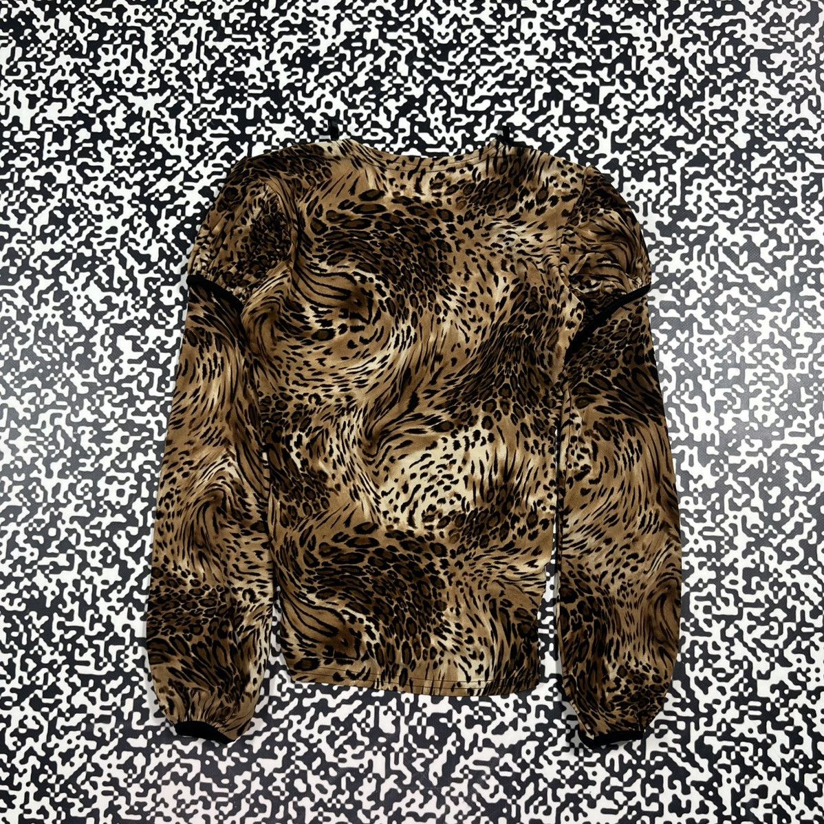 Japanese Brand Vintage Y2K Japanese Leopard Style Retro Luxury Longsleeve Size M / US 6-8 / IT 42-44 - 13 Thumbnail
