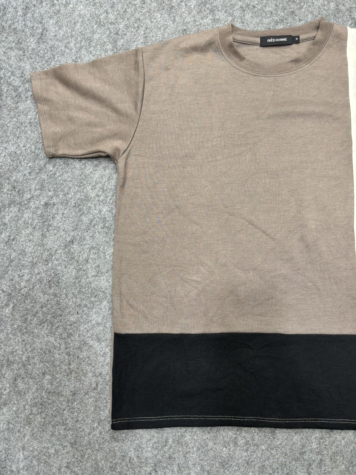 Japanese Brand INED Homme Multiple Seam Designer Shirt F683 Size US M / EU 48-50 / 2 - 4 Thumbnail