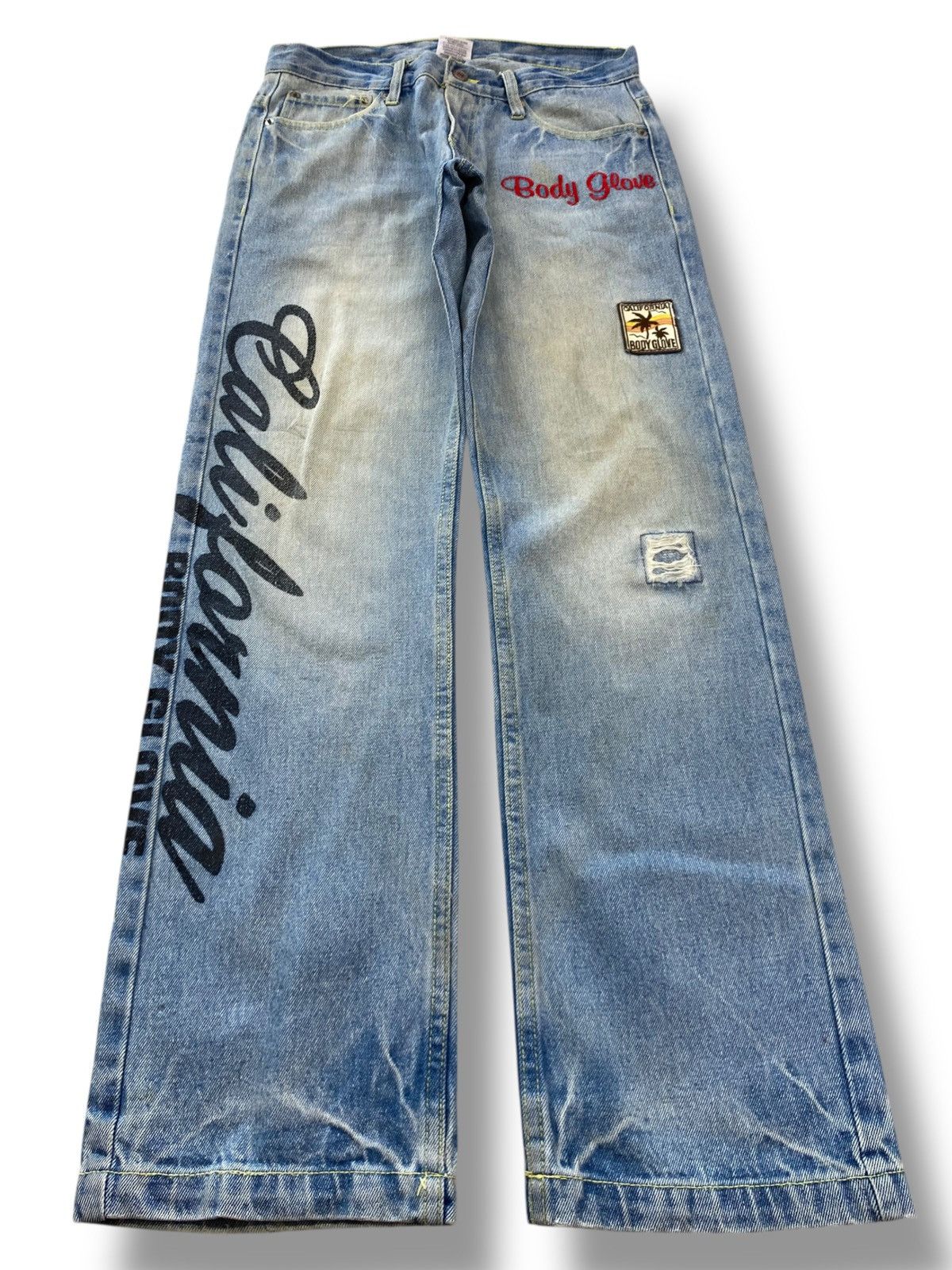 Body Glove Body Glove Mud Wash Straight Leg Style Jeans Size US 30 / EU 46 - 1 Thumbnail