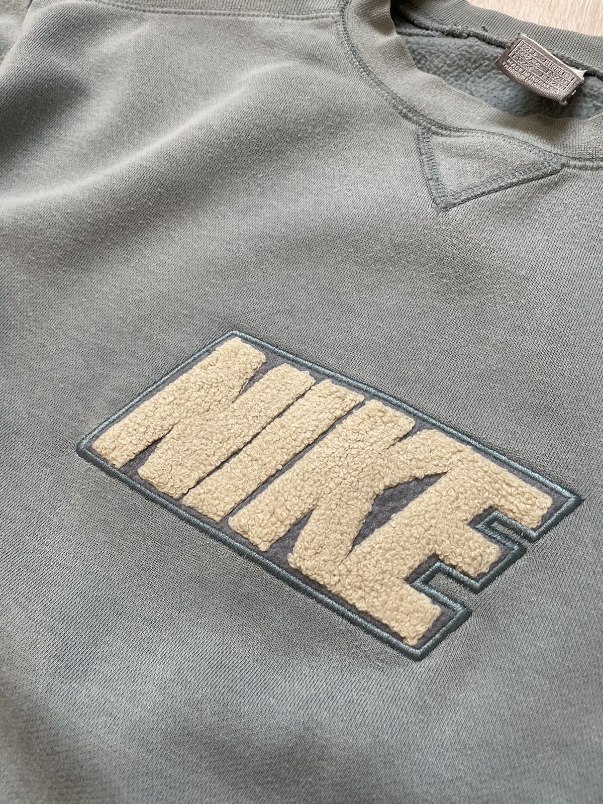 Nike × Vintage 00s Nike Vintage Big Logo Oversize Sweatshirt Size US L / EU 52-54 / 3 - 2 Thumbnail