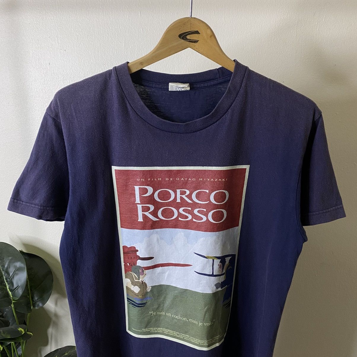 Vintage Vintage 1992 Porco Rosso Studio Ghibli Film Promo T Shirt Size US M / EU 48-50 / 2 - 2 Thumbnail