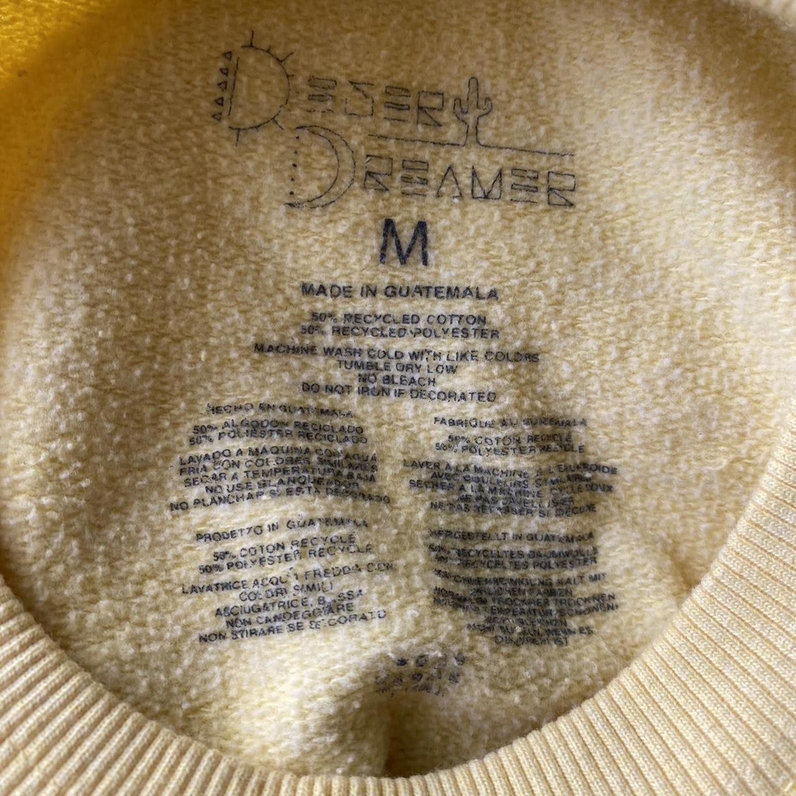 Other Cream & yellow "peace unites" crewneck sweatshirt Size US M / EU 48-50 / 2 - 5 Thumbnail