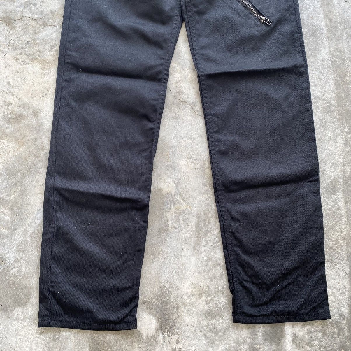 If Six Was Nine × Japanese Brand × Vintage Nylaus Clothing Zipper Thigh Black Pant Size US 28 / EU 44 - 3 Thumbnail