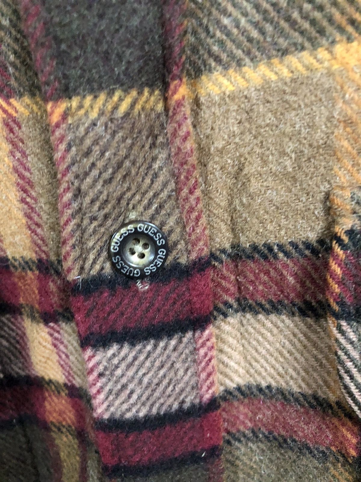 Guess Flannel Guess Wool Long Sleeve Button Up Size US M / EU 48-50 / 2 - 5 Thumbnail