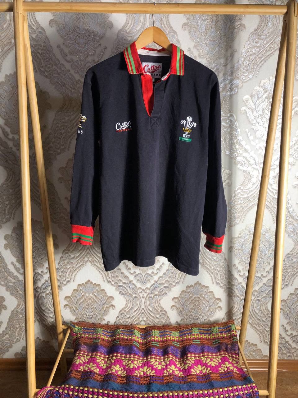 VERY RARE COTTON TRADERS WALES WRU CYMRU RUGBY JERSEY RETRO