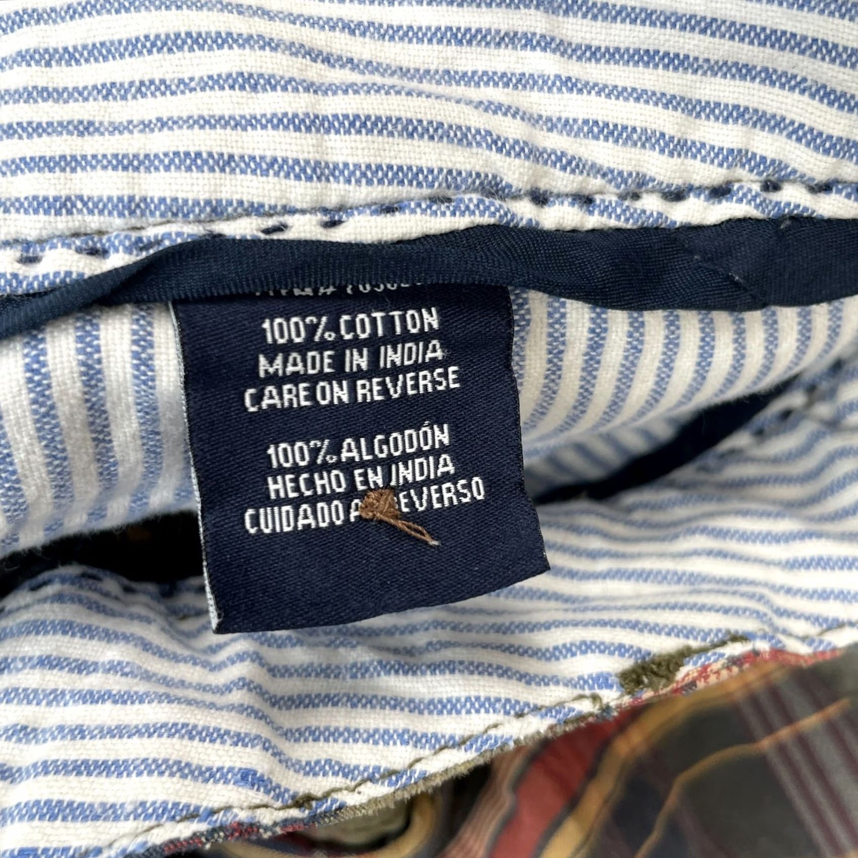 Vintage The New Ivy Brand Men 38 Blue Green Plaid Chino Shorts Golf y2k Size US 37 - 5 Thumbnail