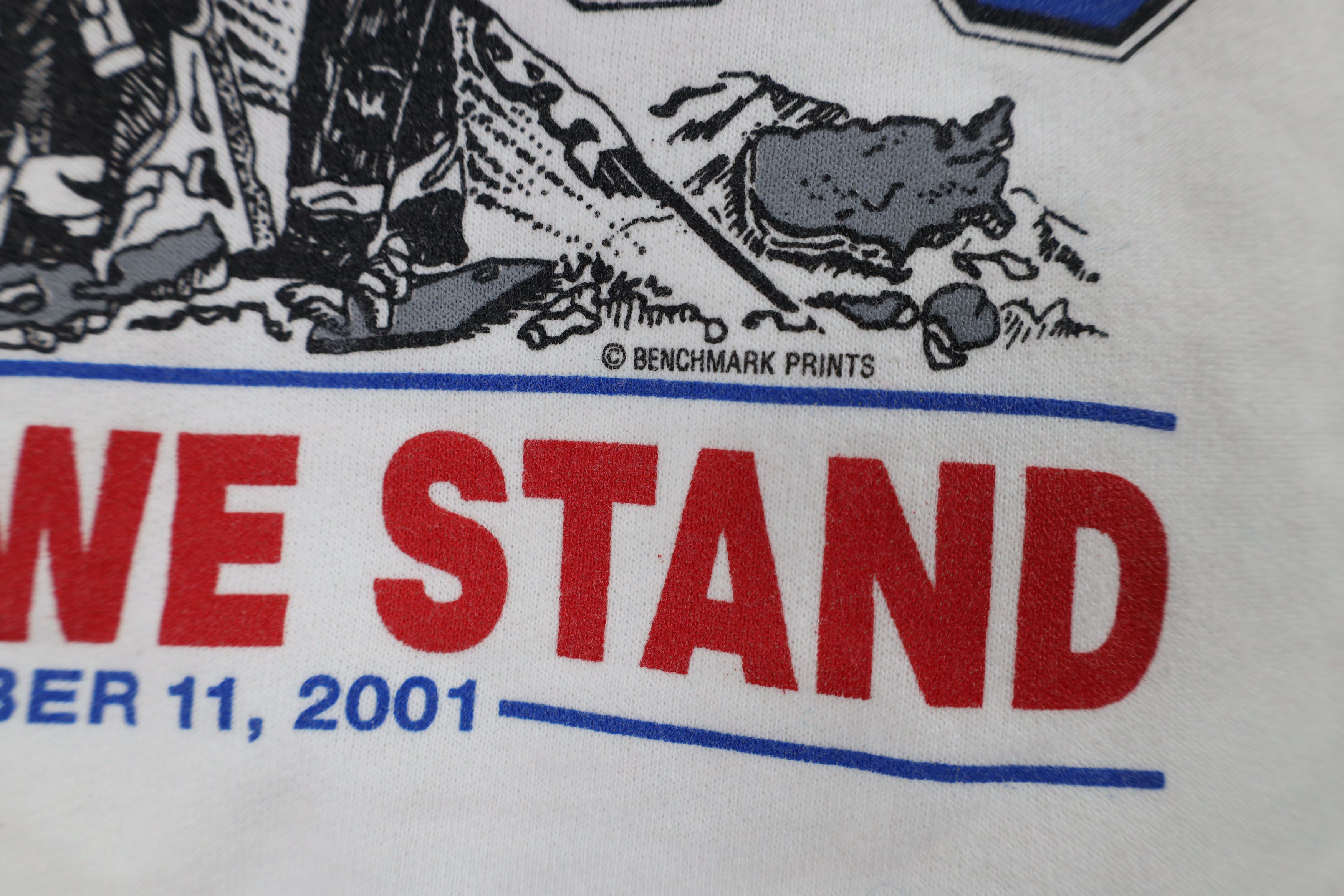 Vintage Vintage Y2K United We Stand September 11 Twin Sweatshirt Size US M / EU 48-50 / 2 - 9 Thumbnail