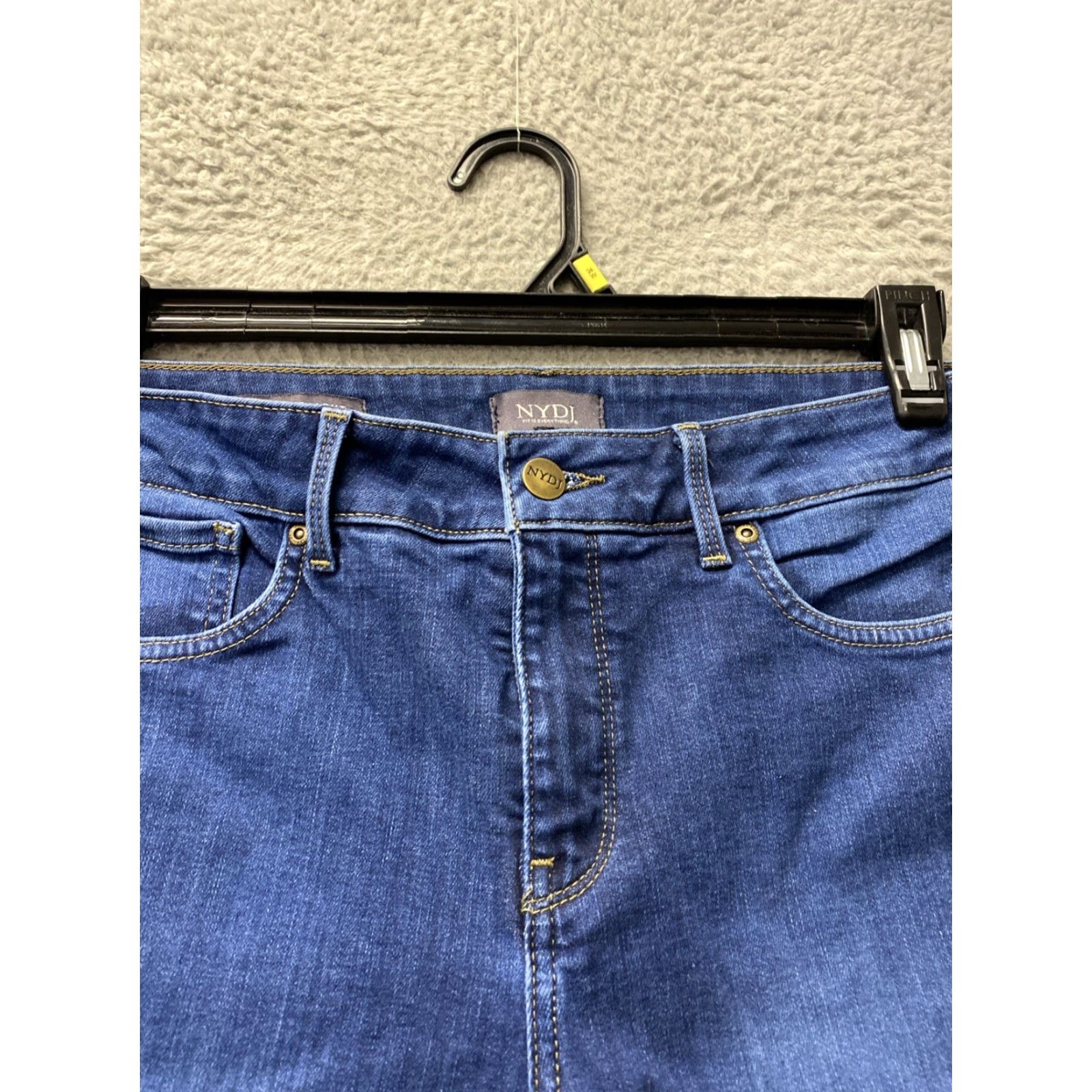 NYDJ NYDJ Jeans Women’s 12P Blue Marilyn Straight Lift Tuck Technology Stretch 159-1 NYDJ Size 34" / US 12 / IT 48 - 2 Thumbnail