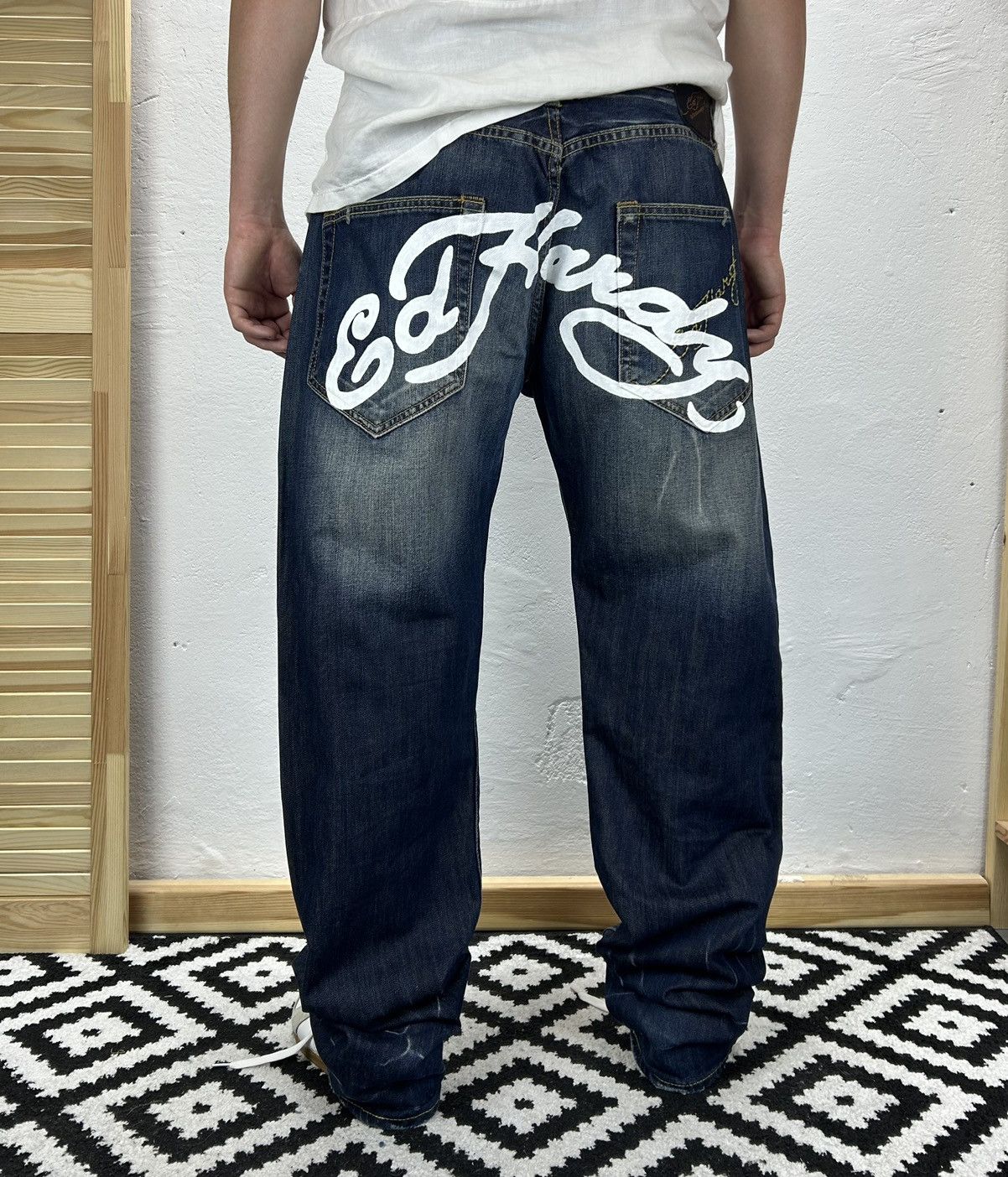 Ed Hardy Ed Hardy Vintage Baggy Jeans size 38 Size US 38 / EU 54 - 1 Thumbnail