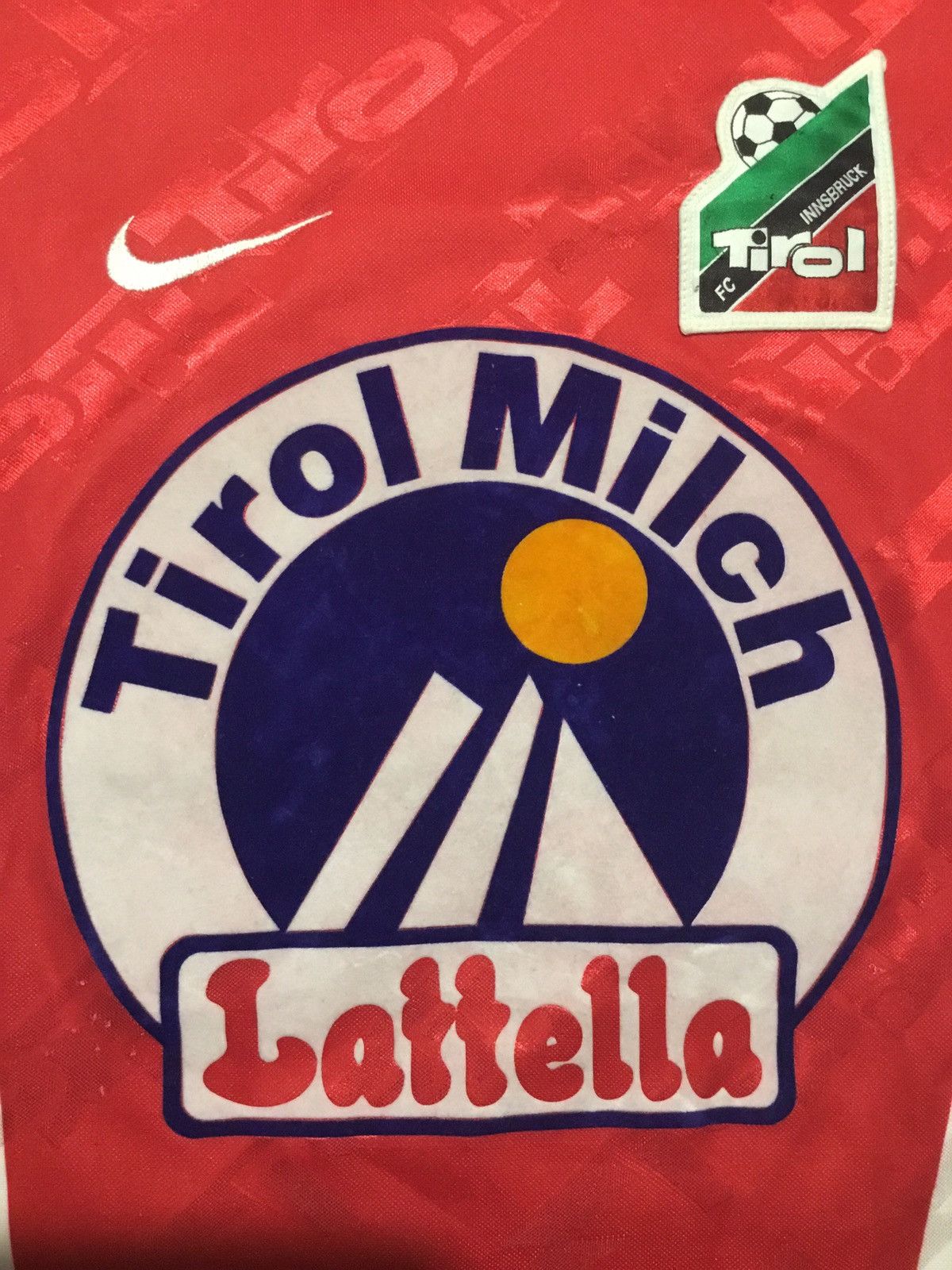 Nike FC Tirol Innsbruck Home football shirt 1996 Size US M / EU 48-50 / 2 - 4 Thumbnail