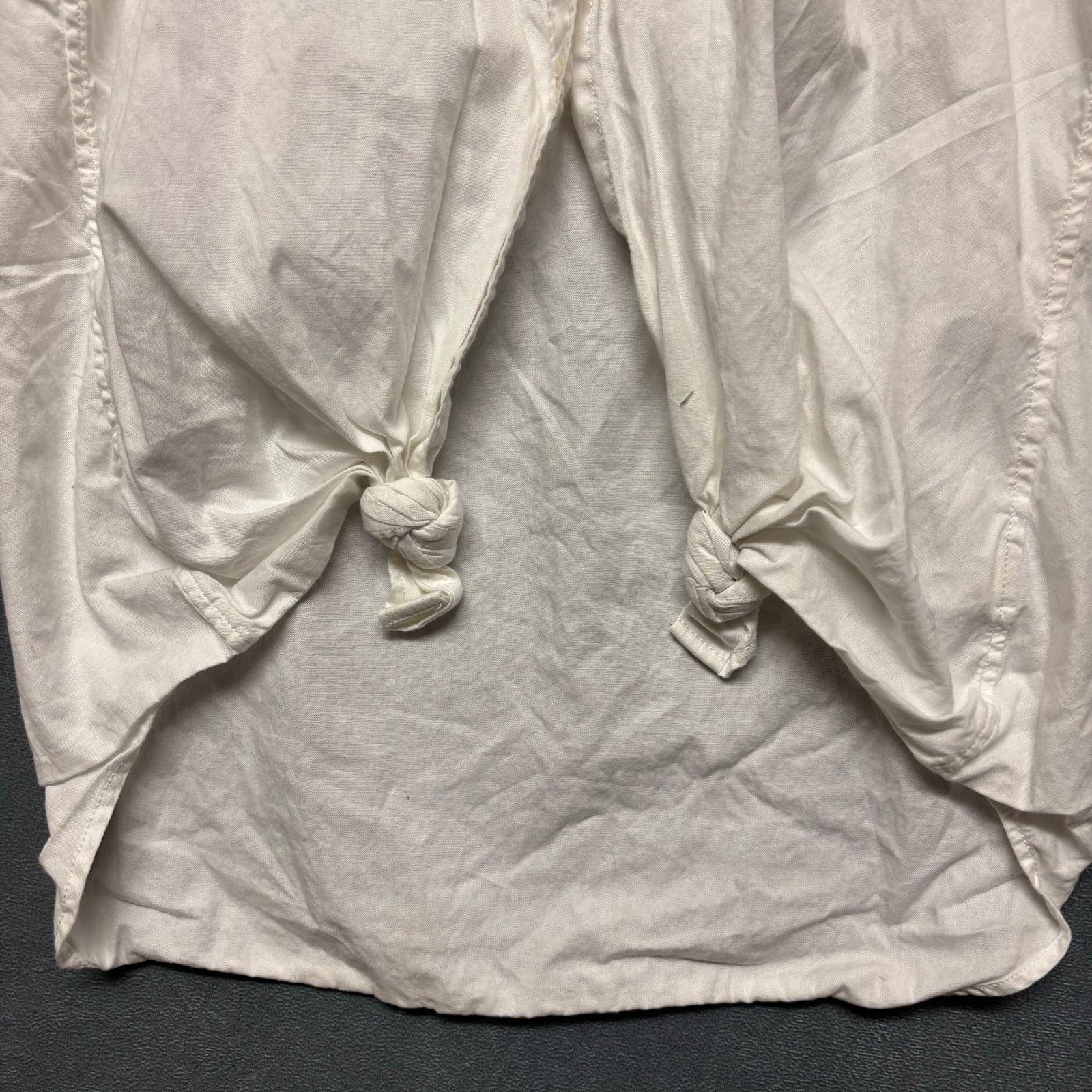 Gap GAP Blouse Tie Front Button Down Fitted Boyfriend Shirt Size M / US 6-8 / IT 42-44 - 3 Thumbnail