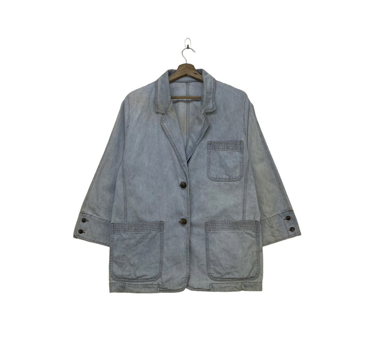 Fendi 🔥Vintage 80s Fendi Chore Jacket Size M / US 6-8 / IT 42-44 - 2 Thumbnail