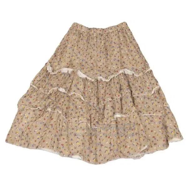 Comme des Garcons Comme Des Garcons size F Brown vintage floral design half Size 23" - 2 Thumbnail