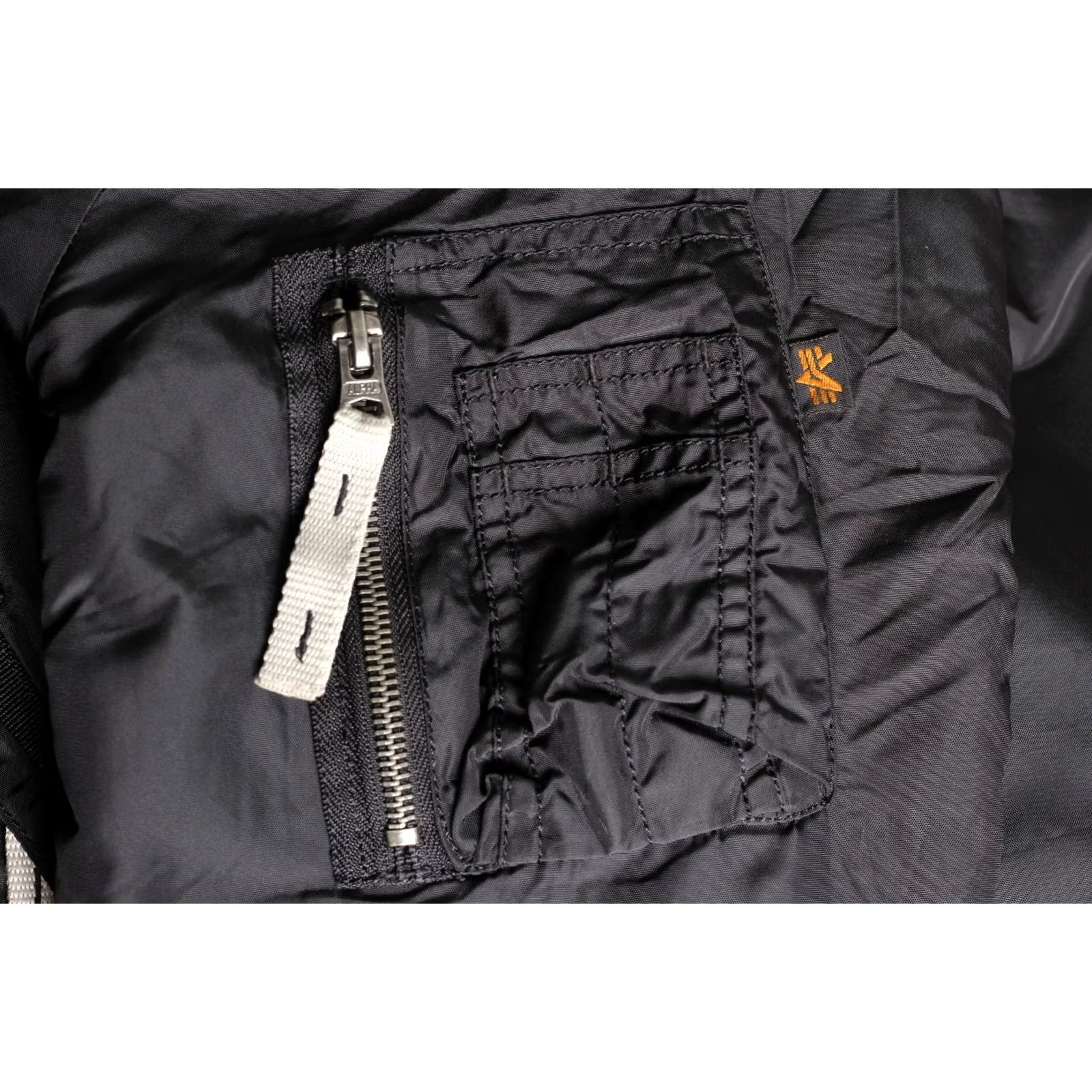 Alpha Industries ALPHA INDUSTRIES B-15 Flying Bomber Jacket Men Size M Black Faux Fur Collar Jacket Size US M / EU 48-50 / 2 - 4 Thumbnail