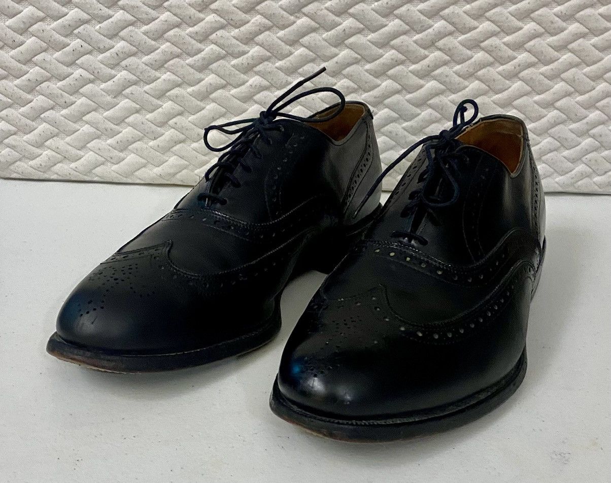 Allen Edmonds Allen Edmonds Chester 1903 Black Leather Wingtip Oxfords 9 E Size US 9 / EU 42 - 16 Thumbnail