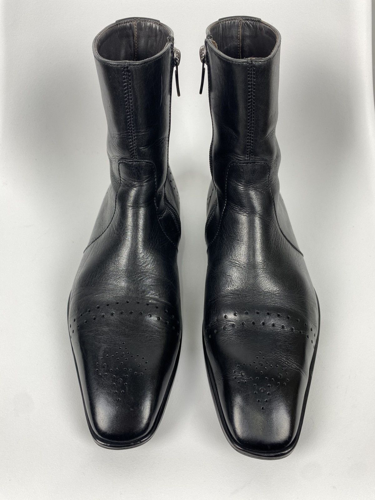 Hugo Boss Hugo Boss Zip Boots Brogue Genuine Leather size EU6.5 US7.5 Size US 7.5 / EU 40-41 - 2 Thumbnail
