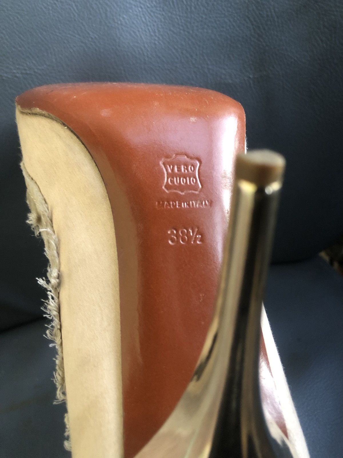 Lanvin Lanvin Beige Women’s Heels Size 38.5 Size US 7.5 / IT 37.5 - 14 Thumbnail