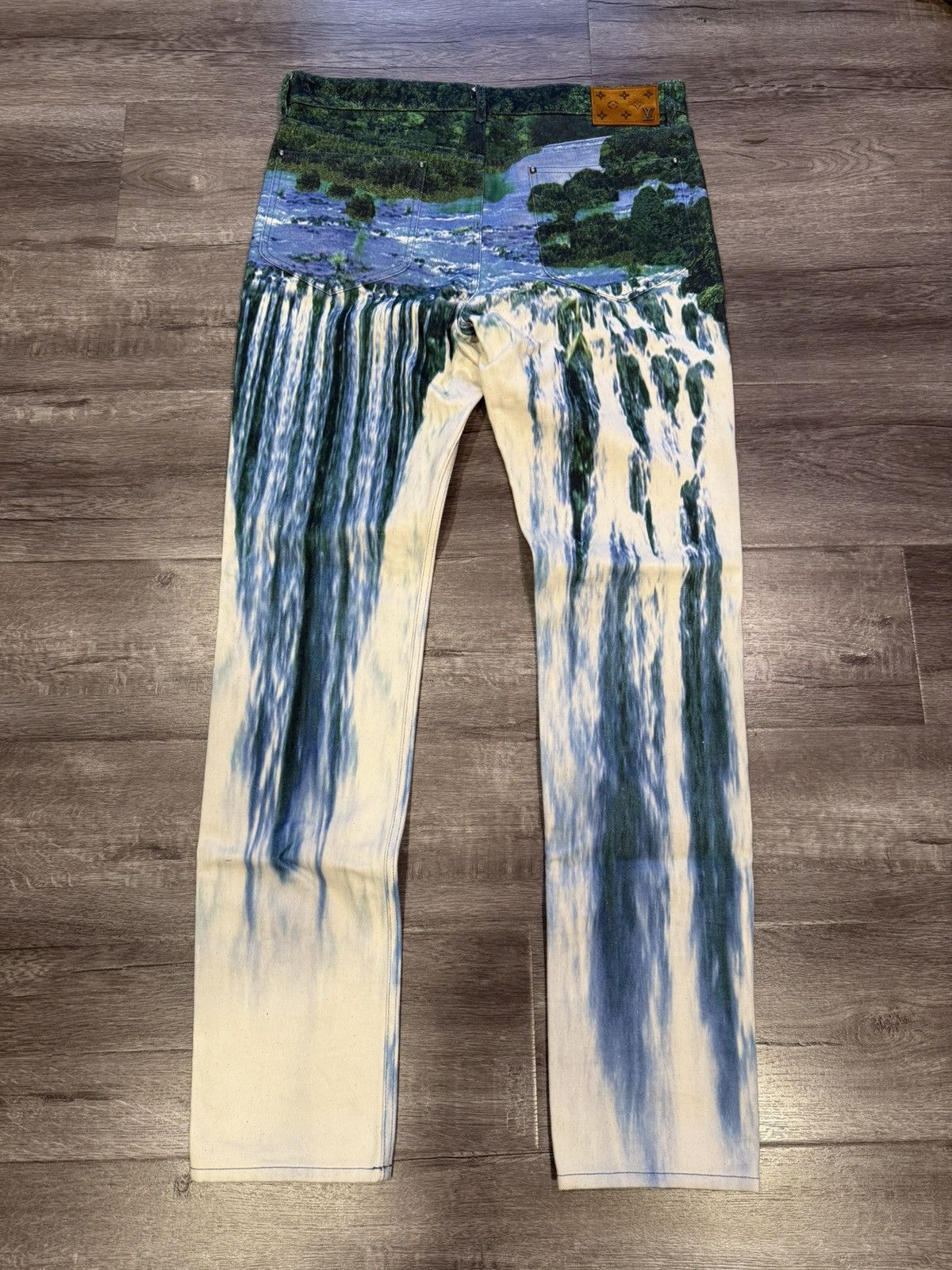 Louis Vuitton Louis Vuitton Amen Break Waterfall Denim Pants Size US 34 / EU 50 - 2 Thumbnail