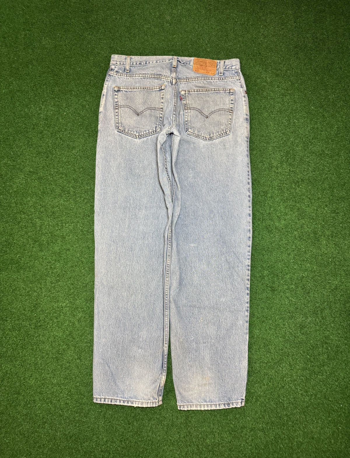Levi's Vintage Clothing Vintage 90s Levi’s 570 Baggy Wide Leg Grunge Hip Hop Jeans Size US 35 - 2 Thumbnail