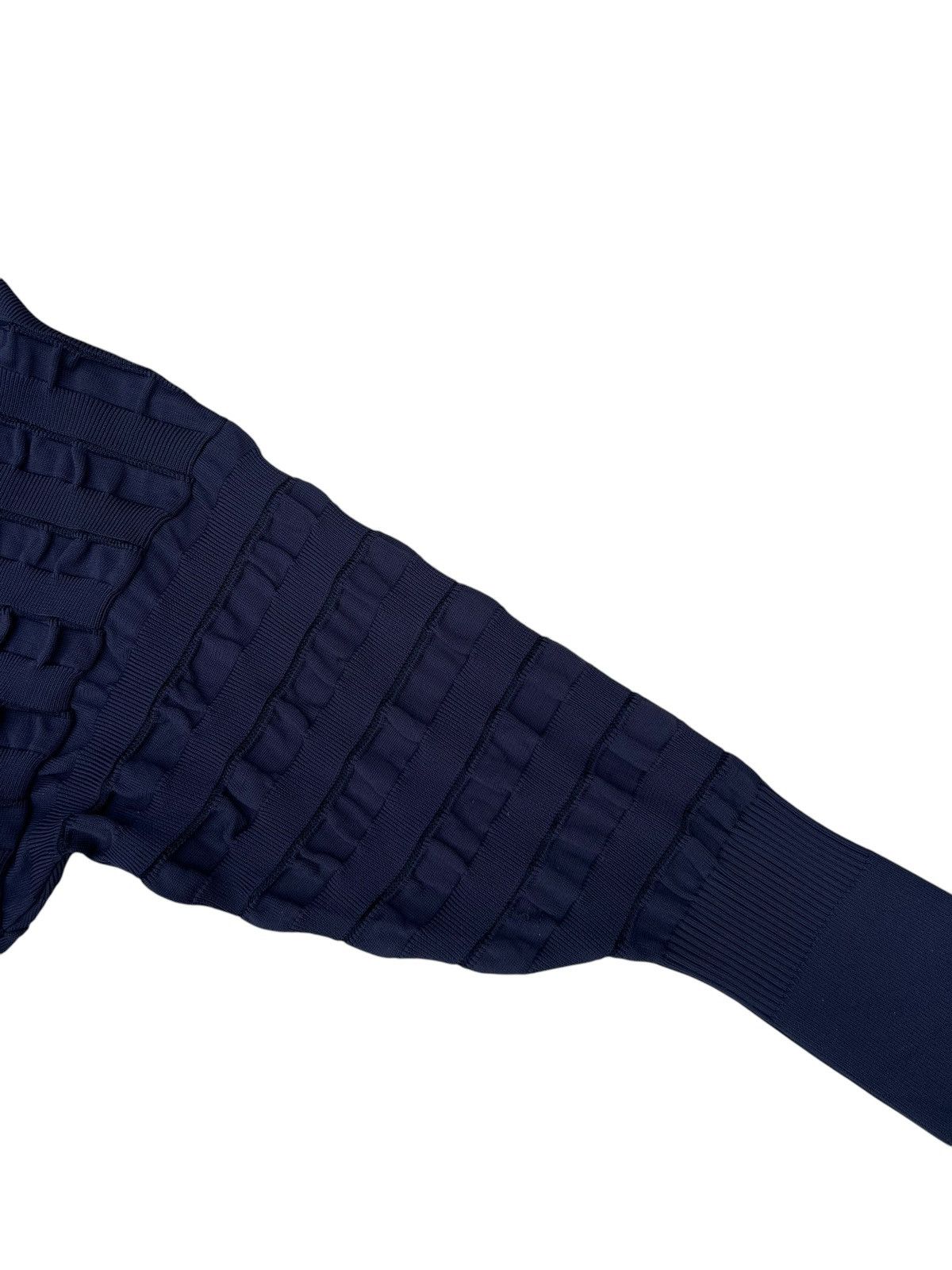 CFCL CFCL Made in Japan Navy Blue Facade Knitwear Sweater Size US L / EU 52-54 / 3 - 12 Thumbnail