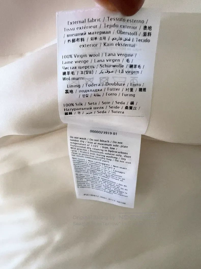 Valentino Valentino White wool heavy work coat Size M / US 6-8 / IT 42-44 - 8 Thumbnail