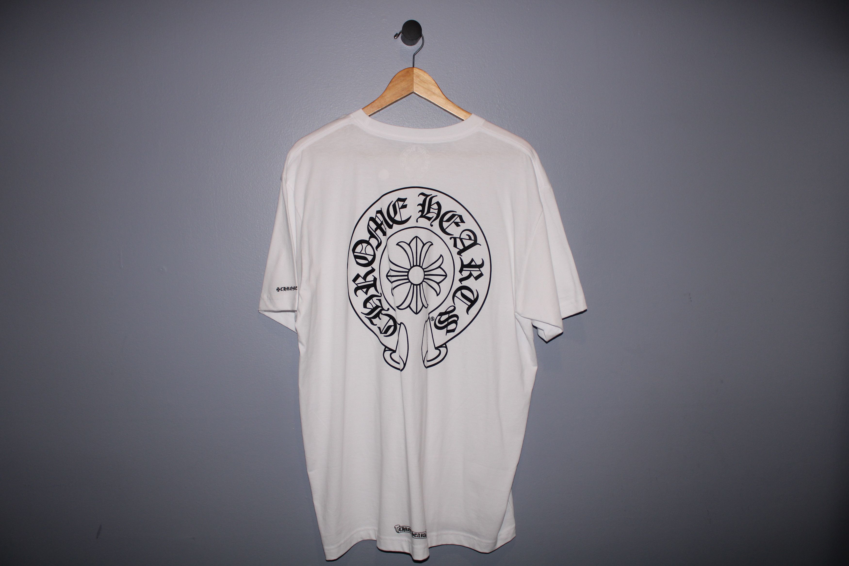 Chrome Hearts CHROME HEARTS WHITE HORSESHOE CREWNECK Size US XL / EU 56 / 4 - 2 Thumbnail