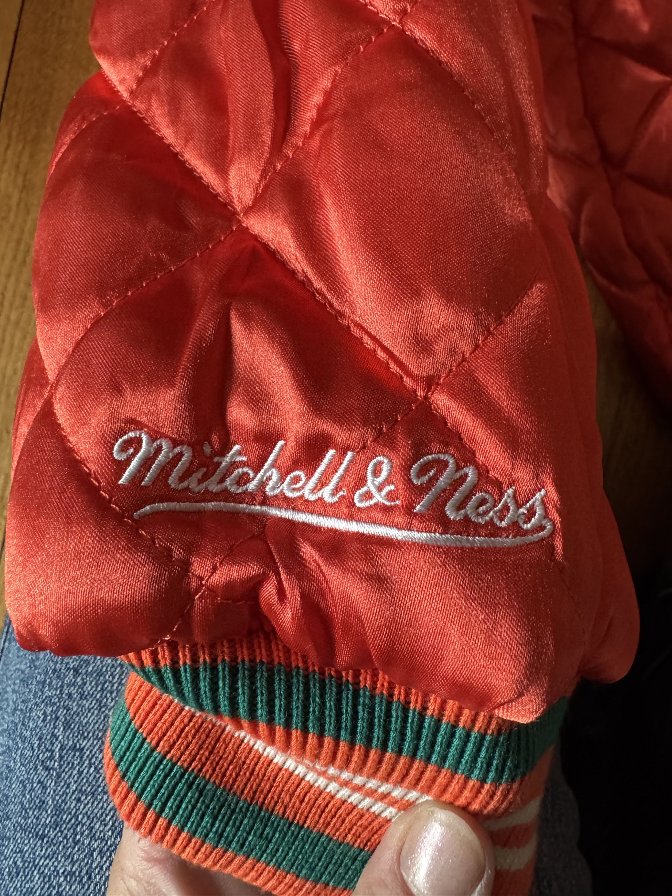 Mitchell & Ness Mitchell & Ness x NFL Reversible Miami Dolphins Jacket Size US XXL / EU 58 / 5 - 12 Thumbnail
