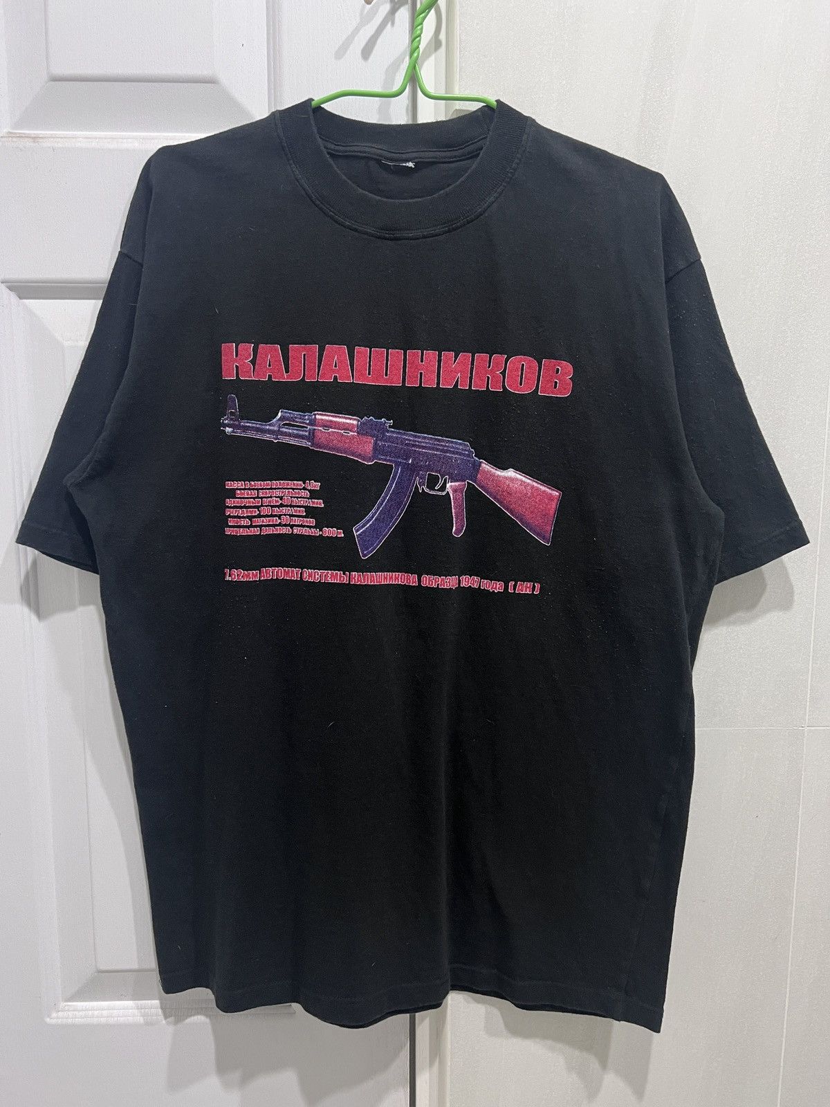 Vintage Vintage Y2K AK47 Kill Tour Promo Tee L Gun military Size US L / EU 52-54 / 3 - 2 Thumbnail