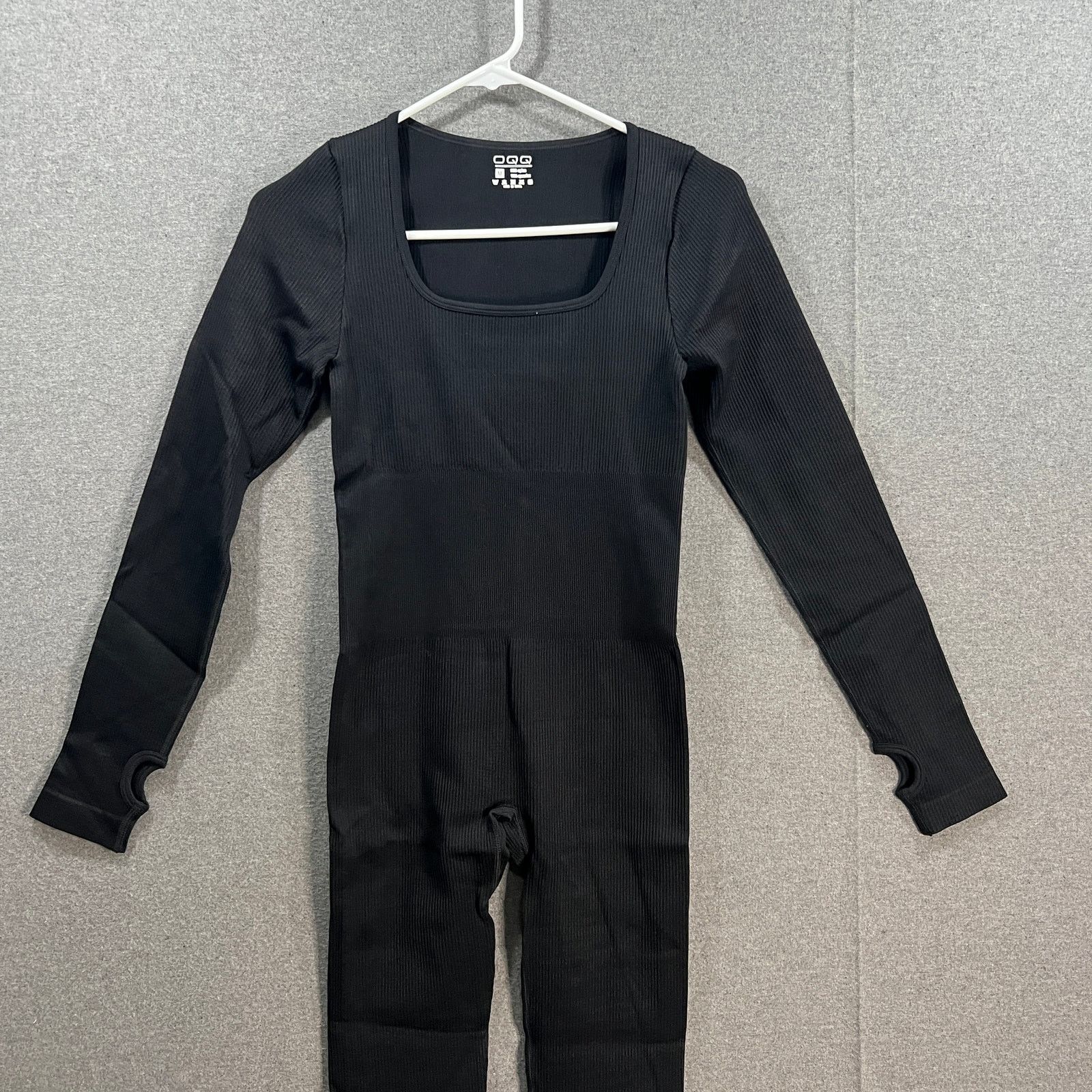 Other OQQ Women Long Sleeve Yoga Jumpsuits Workout Ribbed Size M / US 6-8 / IT 42-44 - 4 Thumbnail