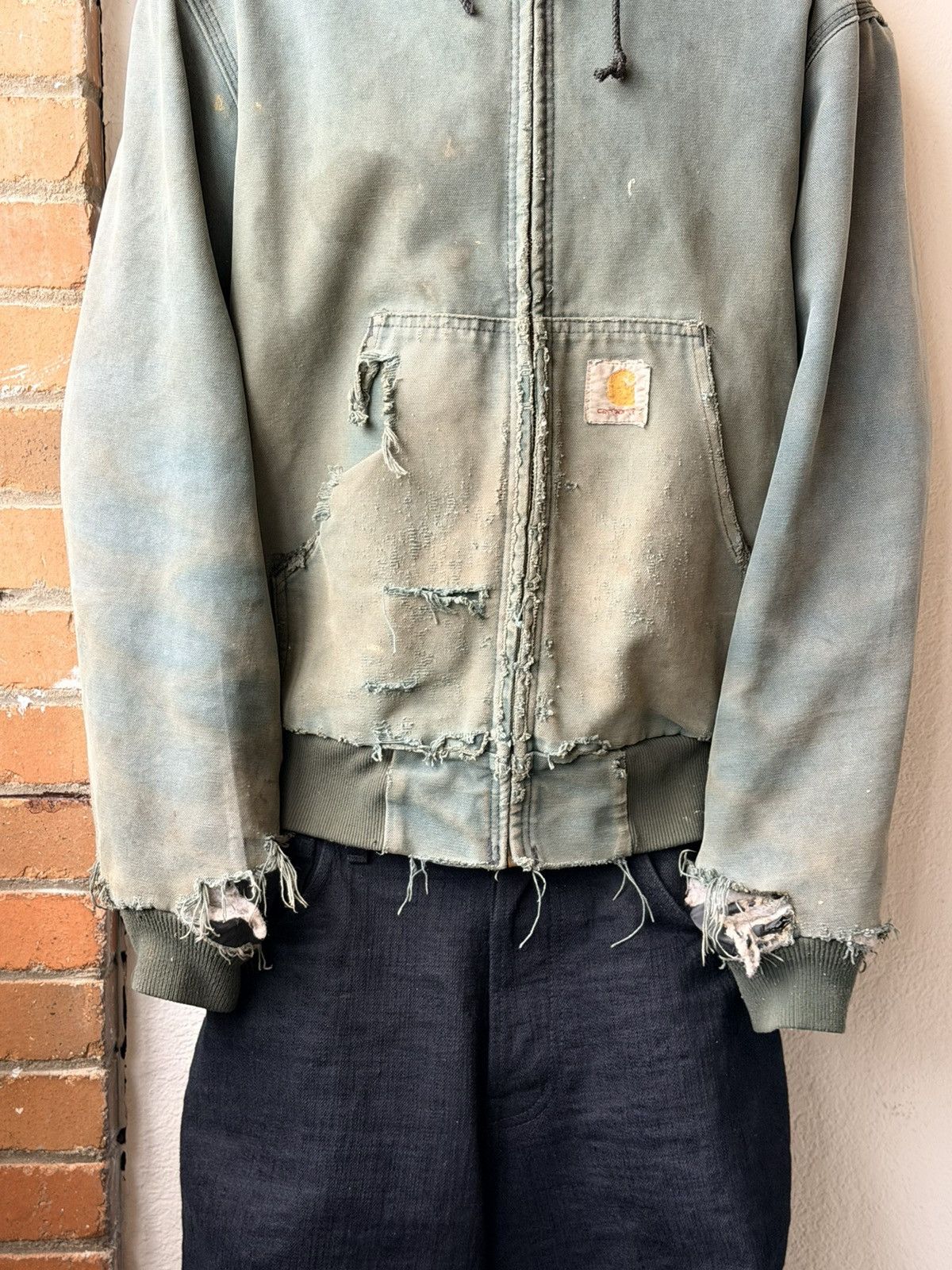 Carhartt Carhartt Distressed Work Wear Jacket Size US L / EU 52-54 / 3 - 2 Thumbnail