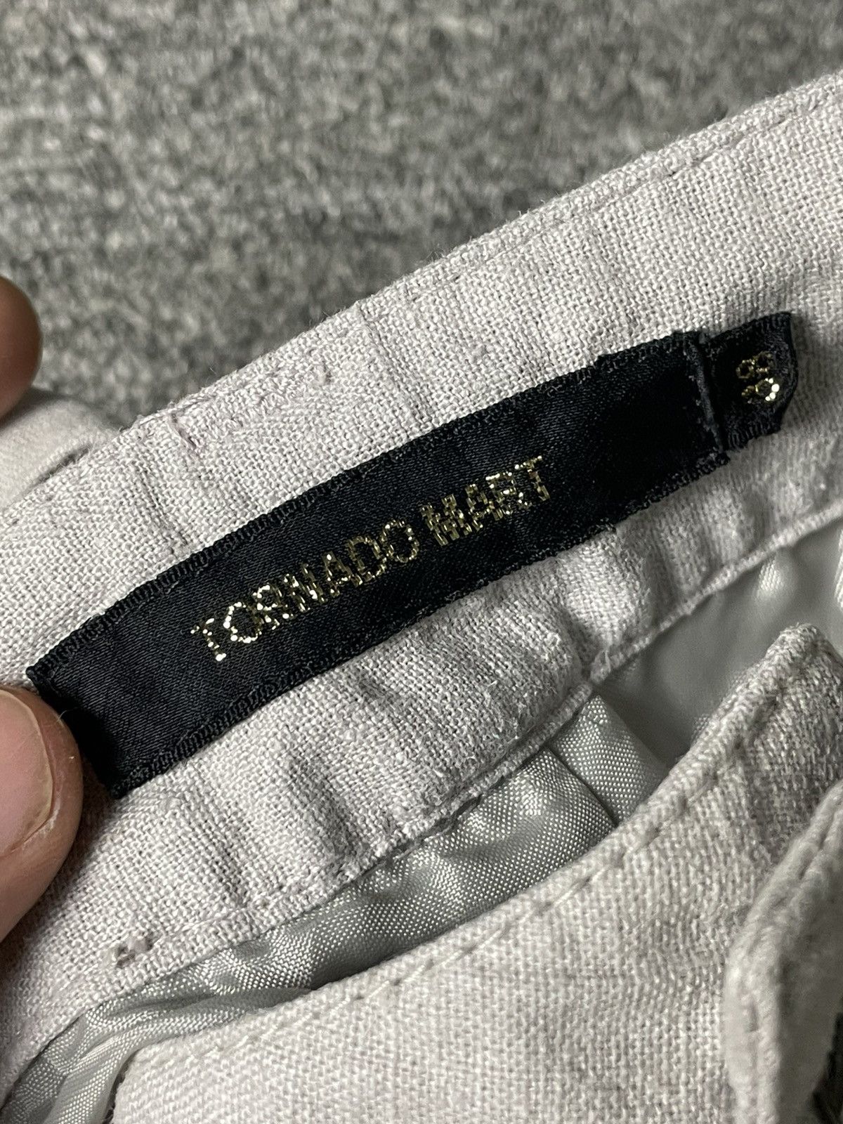 Japanese Brand × Tornado Mart × Vintage TORNADO MART Linen Cargo Pants (91) Size US 29 - 13 Thumbnail