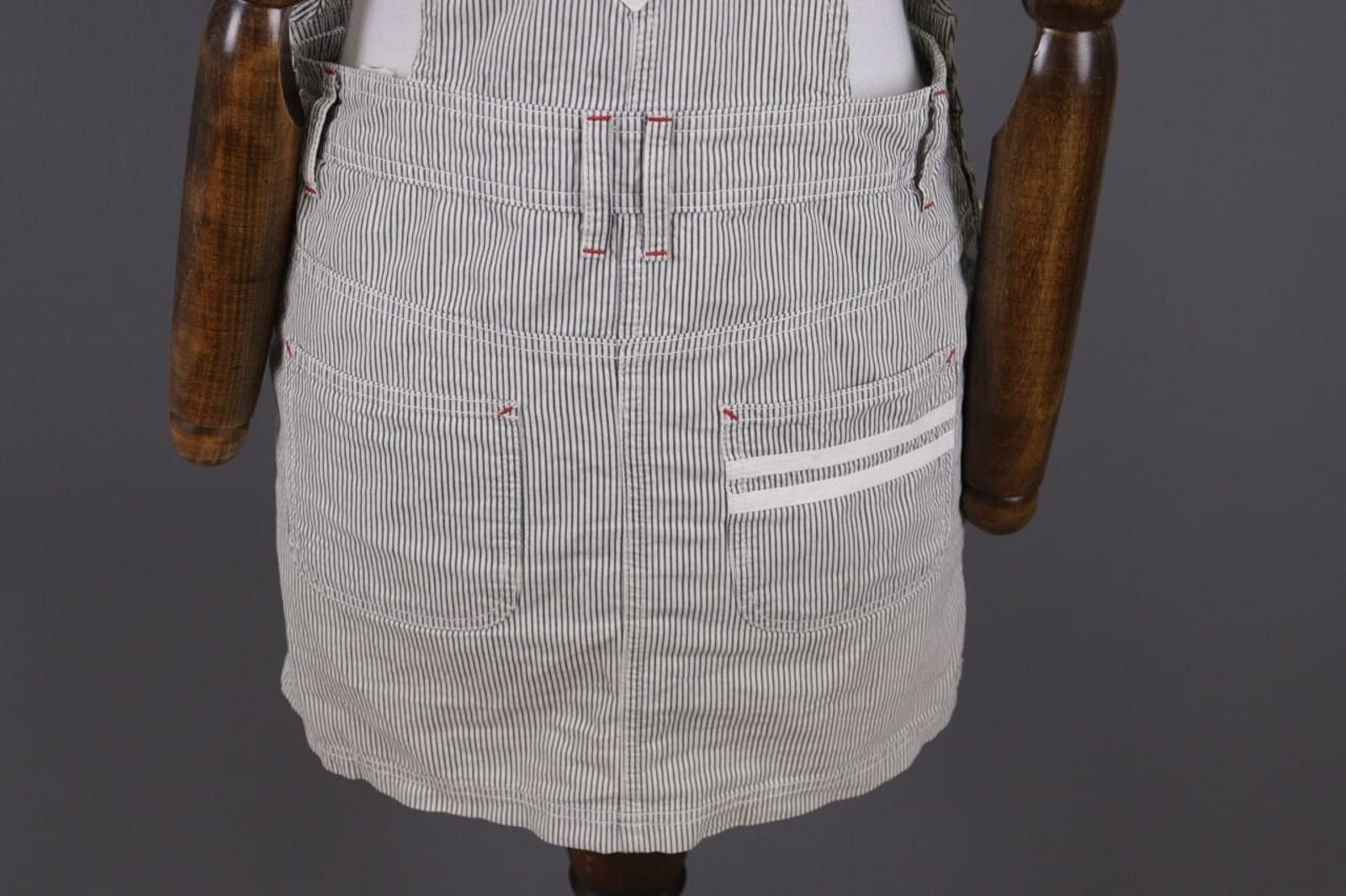 Saint James Saint James Gray Pinstripe Tunic Knee Dress Size USA 6 Size M / US 6-8 / IT 42-44 - 11 Thumbnail