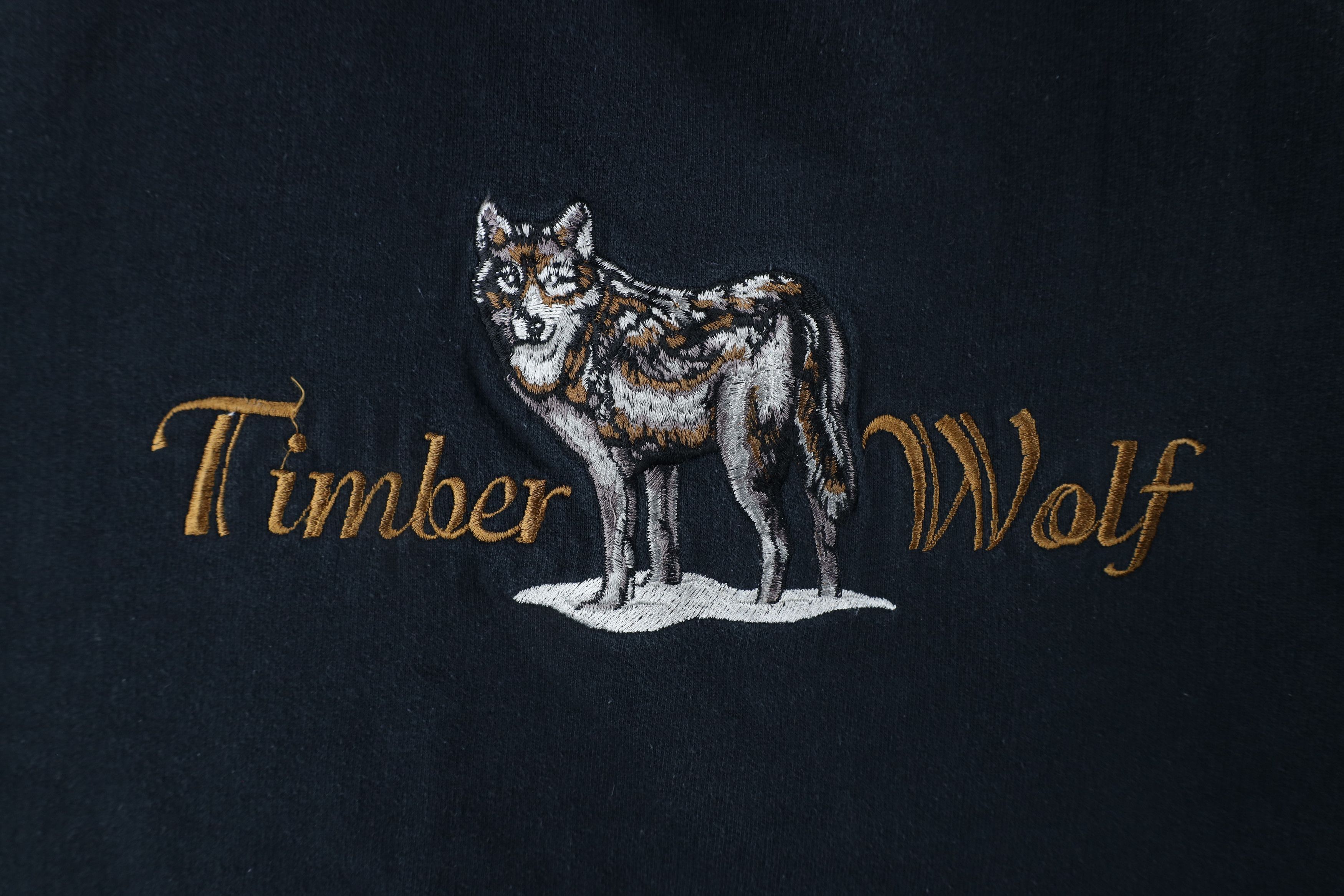 Vintage Vintage 90s Streetwear Spell Timber Wolf Crewneck Sweatshirt Size US XXL / EU 58 / 5 - 4 Thumbnail