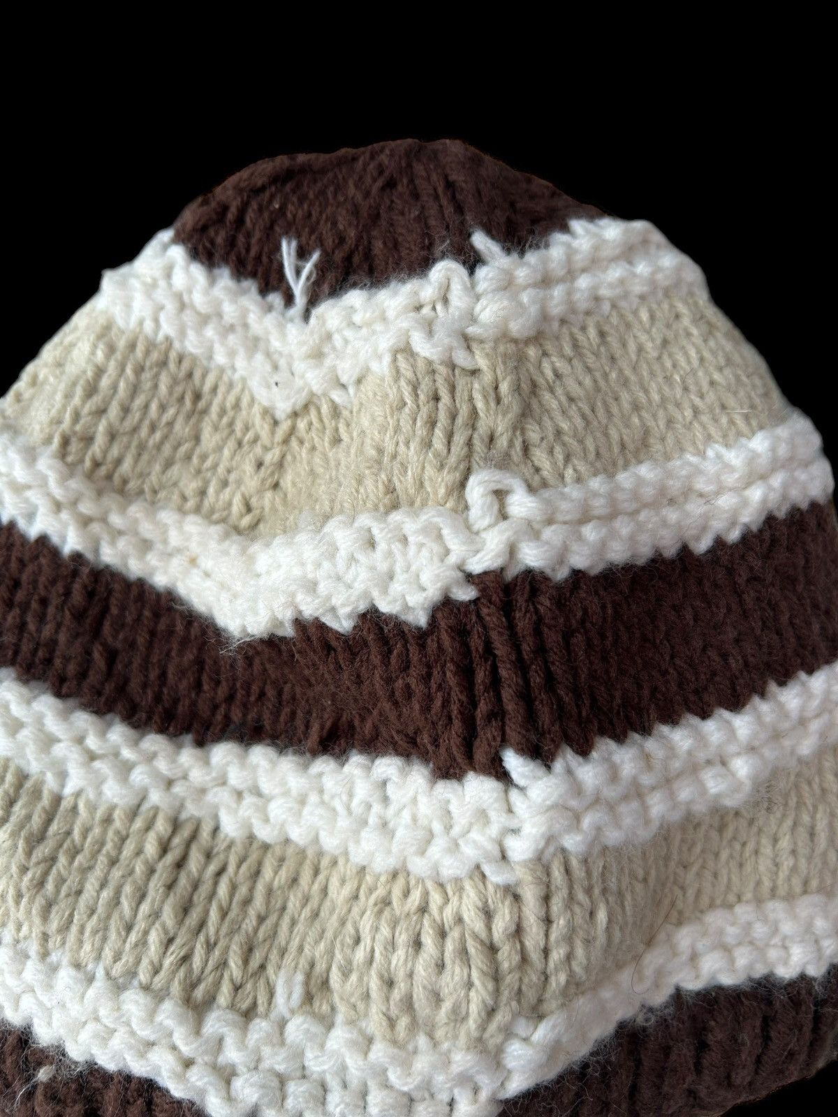 Japanese Brand × Kapital × Vintage Crochet Knitted handmade Beanie Hats ☠️☠️ Size ONE SIZE - 5 Thumbnail