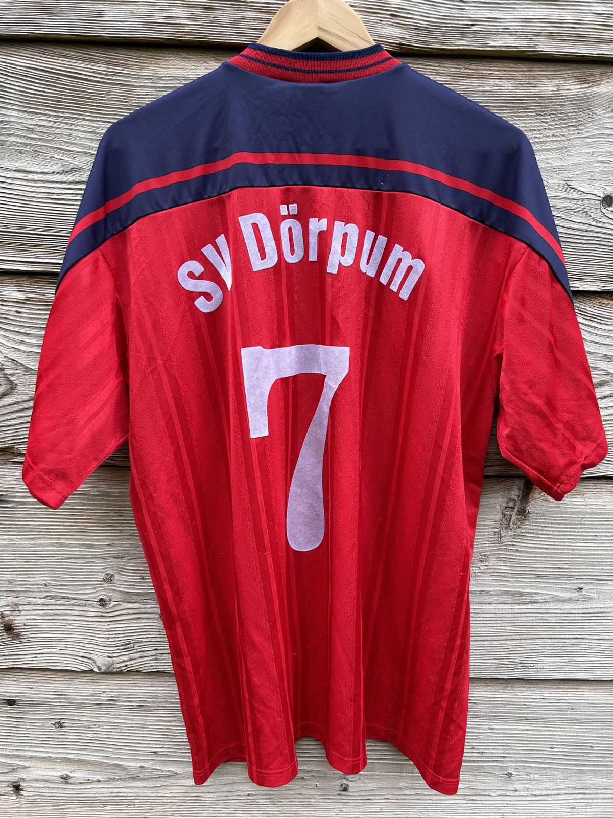 Erima Vintage Erima SV Dorpum Opel Sponsor Soccer Jersey Size US L / EU 52-54 / 3 - 5 Thumbnail