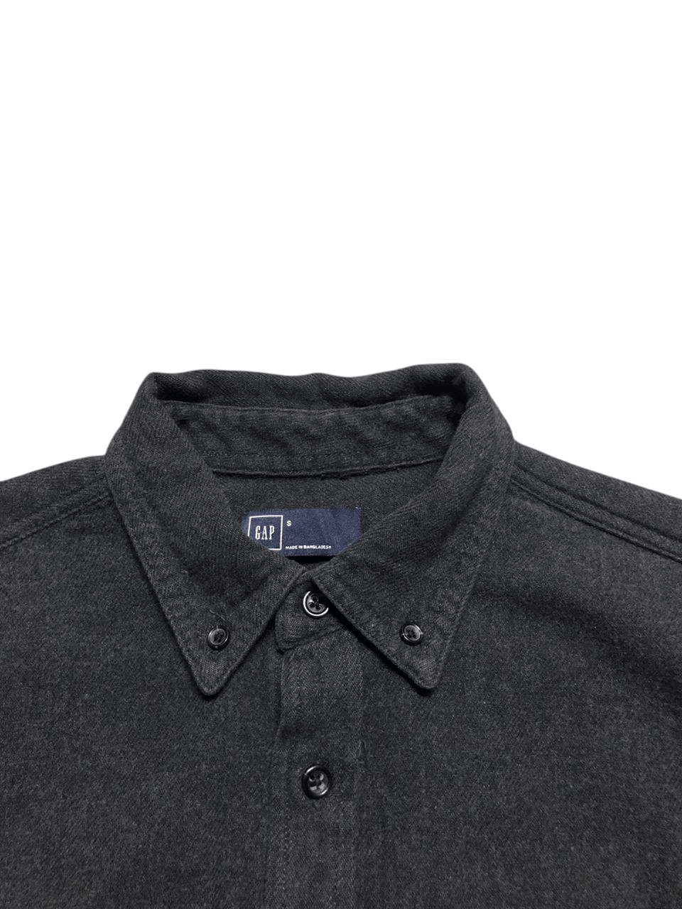 Gap Gap Long Sleeve Shirt Button Down Dark Grey Size US S / EU 44-46 / 1 - 4 Thumbnail