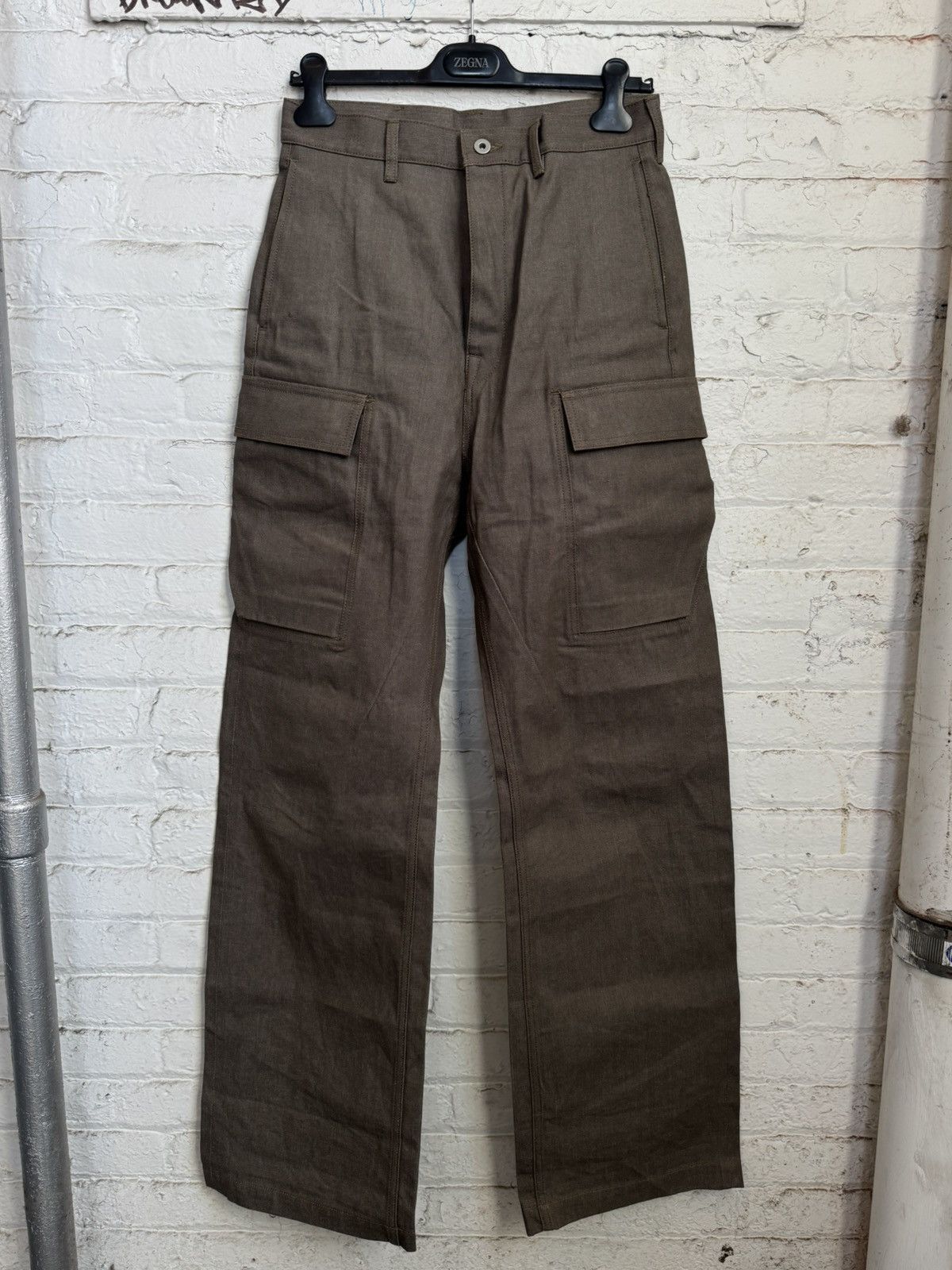 Rick Owens Drkshdw Rick Owens Geth Cargos Size US 29 - 1 Thumbnail