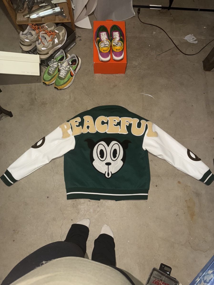 Other The Peaceful People Varsity Jacket Size US M / EU 48-50 / 2 - 2 Thumbnail