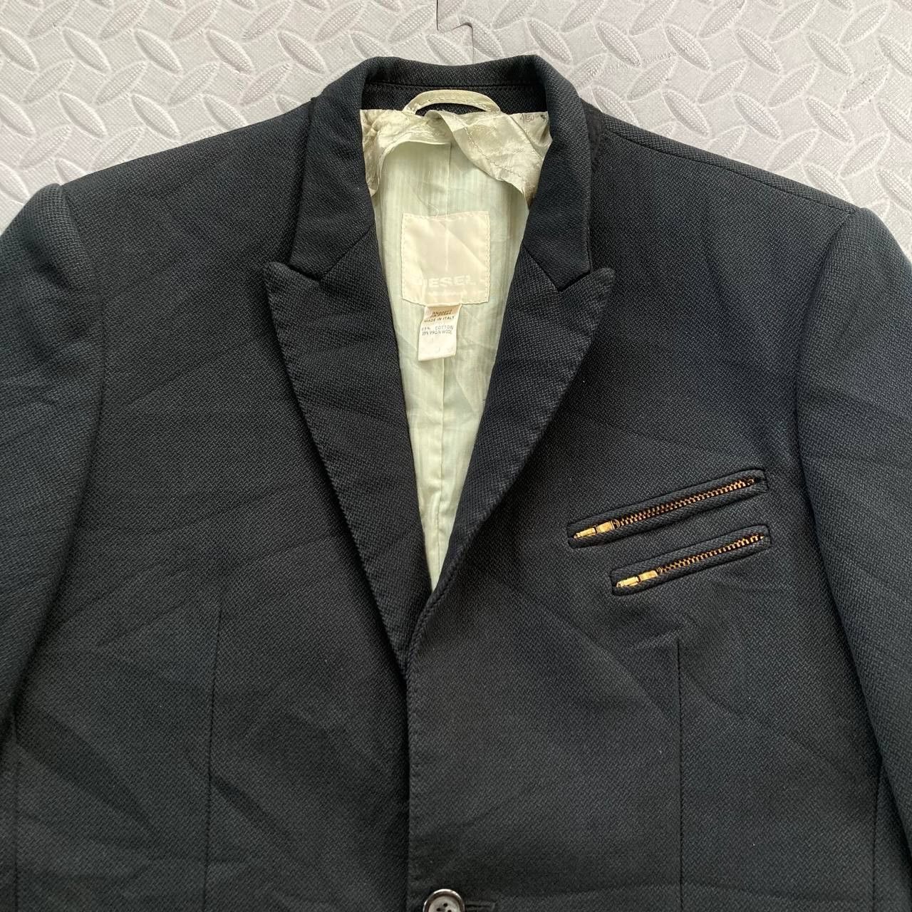 Diesel Diesel – Embroidered Slim Blazer Size US M / EU 48-50 / 2 - 4 Thumbnail